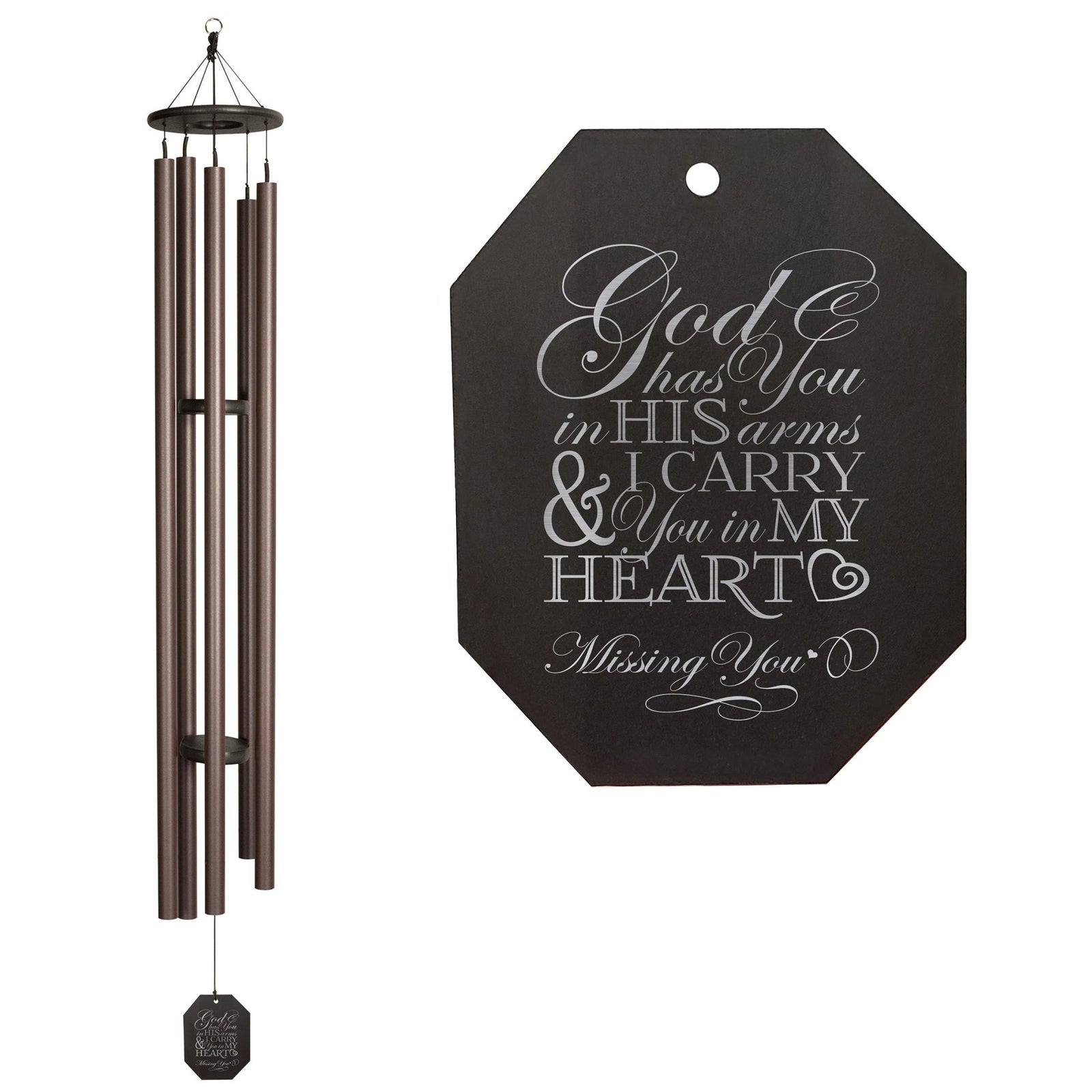 Memorial Sympathy Wind Chimes| Big Ben 82" | Family Home Decor - LifeSong Milestones