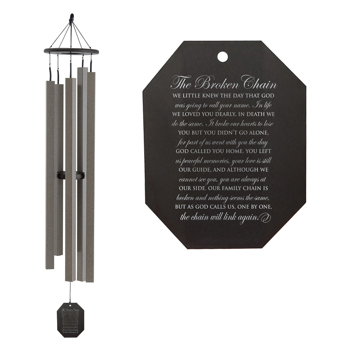Memorial Sympathy Wind Chimes| Country Music 62" | Family Home Decor - LifeSong Milestones