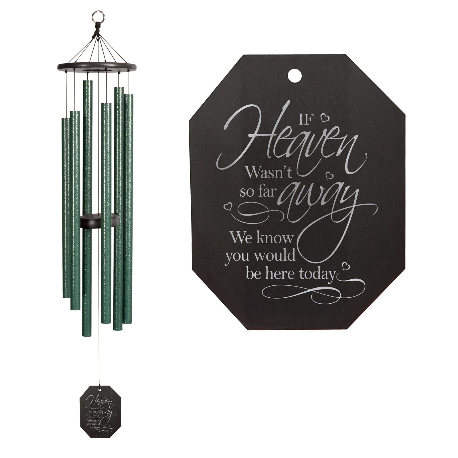 Memorial Sympathy Wind Chimes| Forest Edge 44" | Family Home Decor - LifeSong Milestones