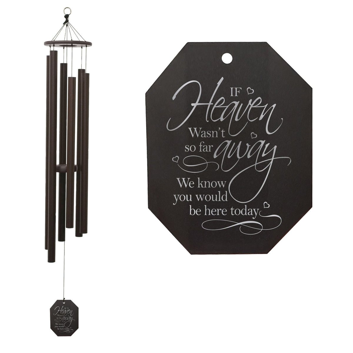 Memorial Sympathy Wind Chimes| Harmonica 53" | Family Home Decor - LifeSong Milestones