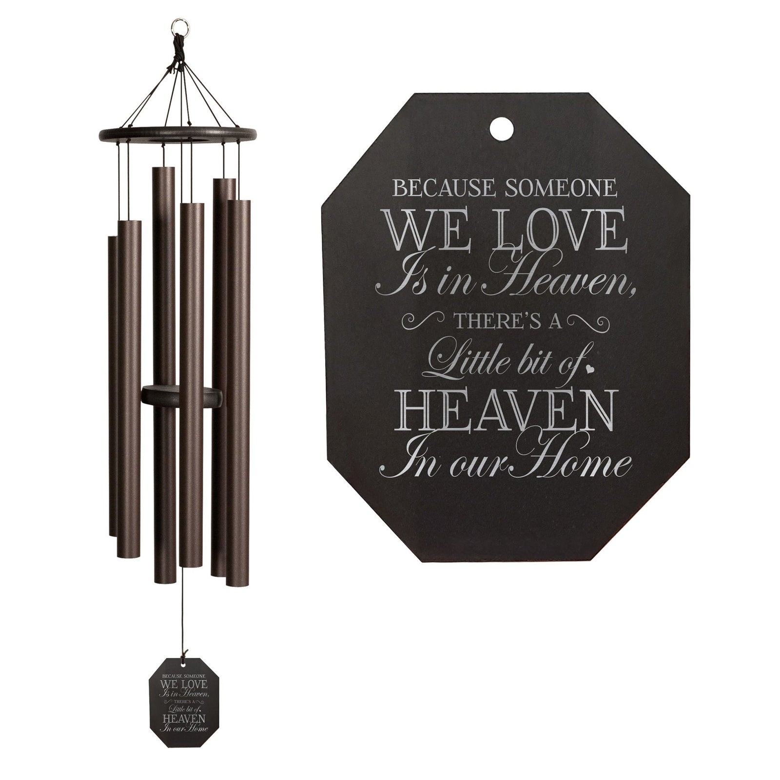 Memorial Sympathy Wind Chimes| Hummer 50" | Family Home Decor - LifeSong Milestones
