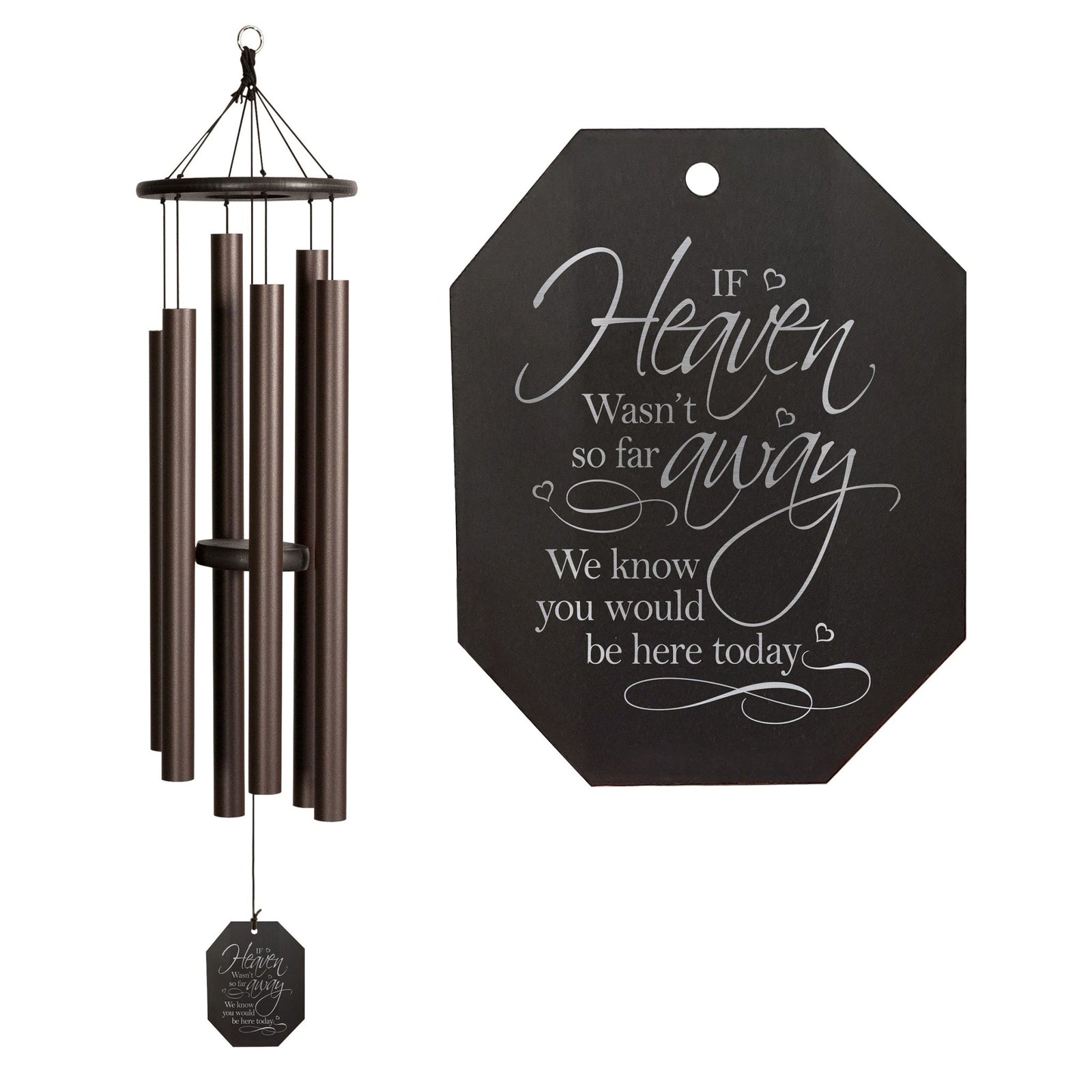 Memorial Sympathy Wind Chimes| Hummer 50" | Family Home Decor - LifeSong Milestones