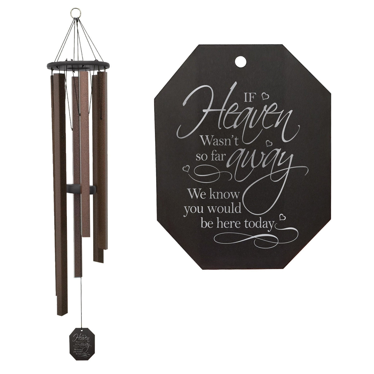 Memorial Sympathy Wind Chimes| Mountain Seranade 48" | Family Home Decor - LifeSong Milestones