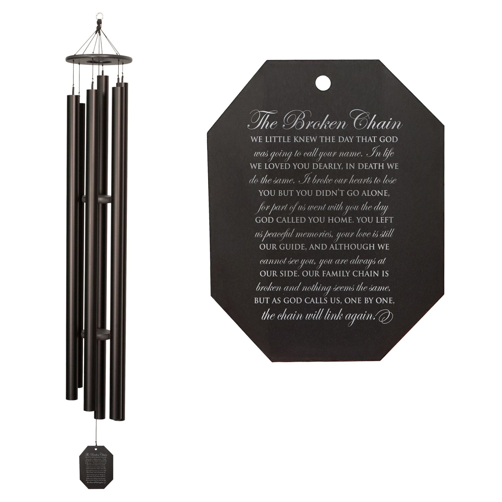 Memorial Sympathy Wind Chimes| Music Of The Universe 84" | Family Home Decor - LifeSong Milestones