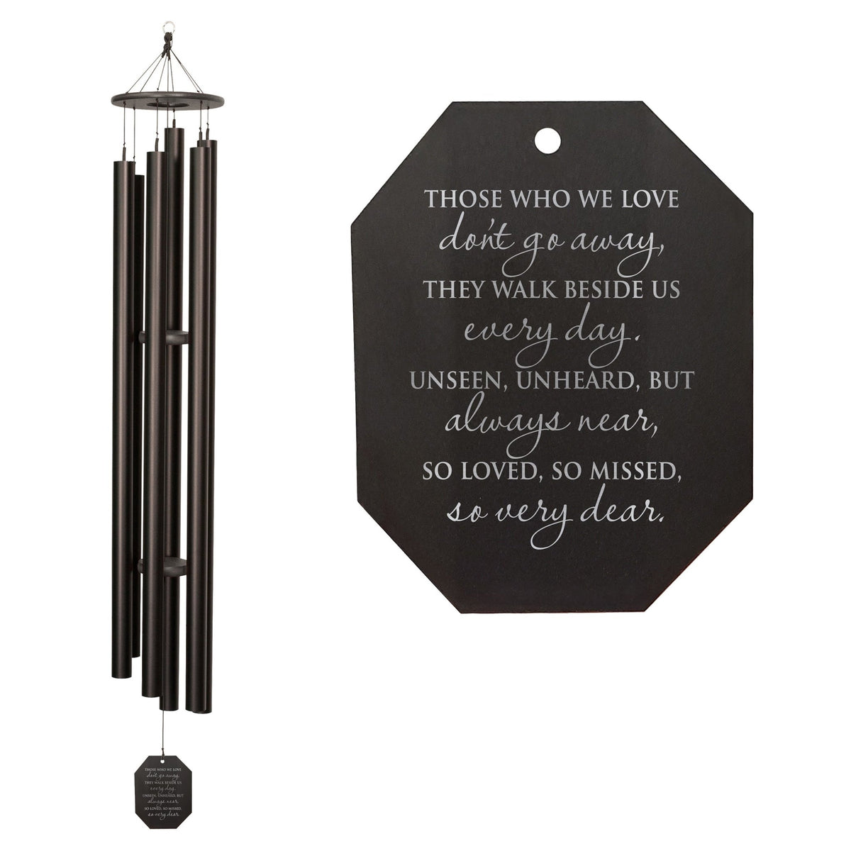 Memorial Sympathy Wind Chimes| Music Of The Universe 84" | Family Home Decor - LifeSong Milestones