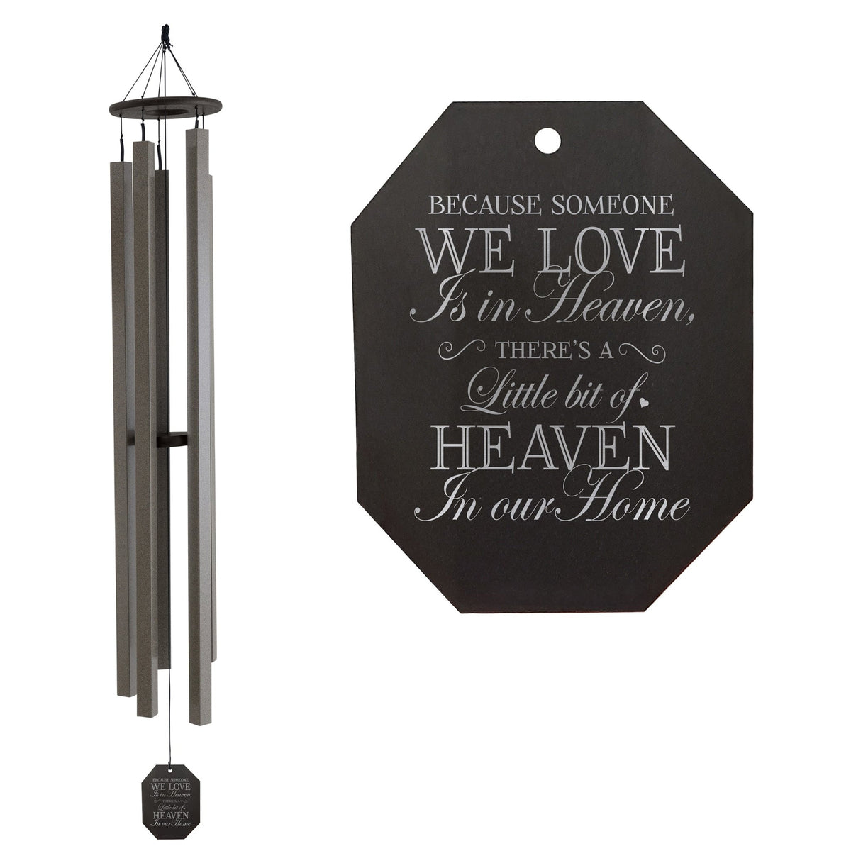 Memorial Sympathy Wind Chimes| Sunsetter 73&quot; | Family Home Decor - LifeSong Milestones