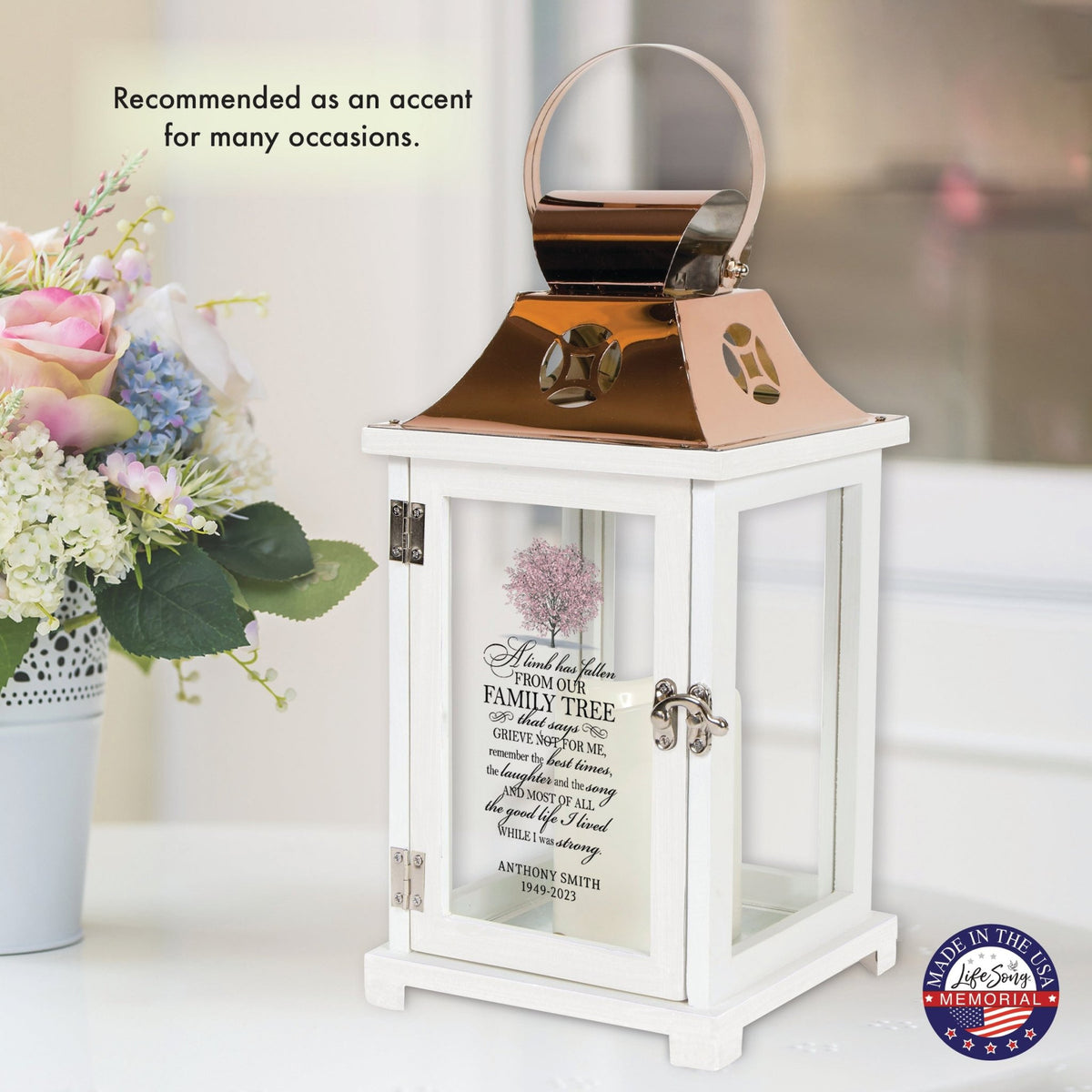 Shop LifeSong Milestones Personalized Candle Lanterns. Ideal for home decor, personalized, memorial, and sympathy gifts. Create lasting memories.