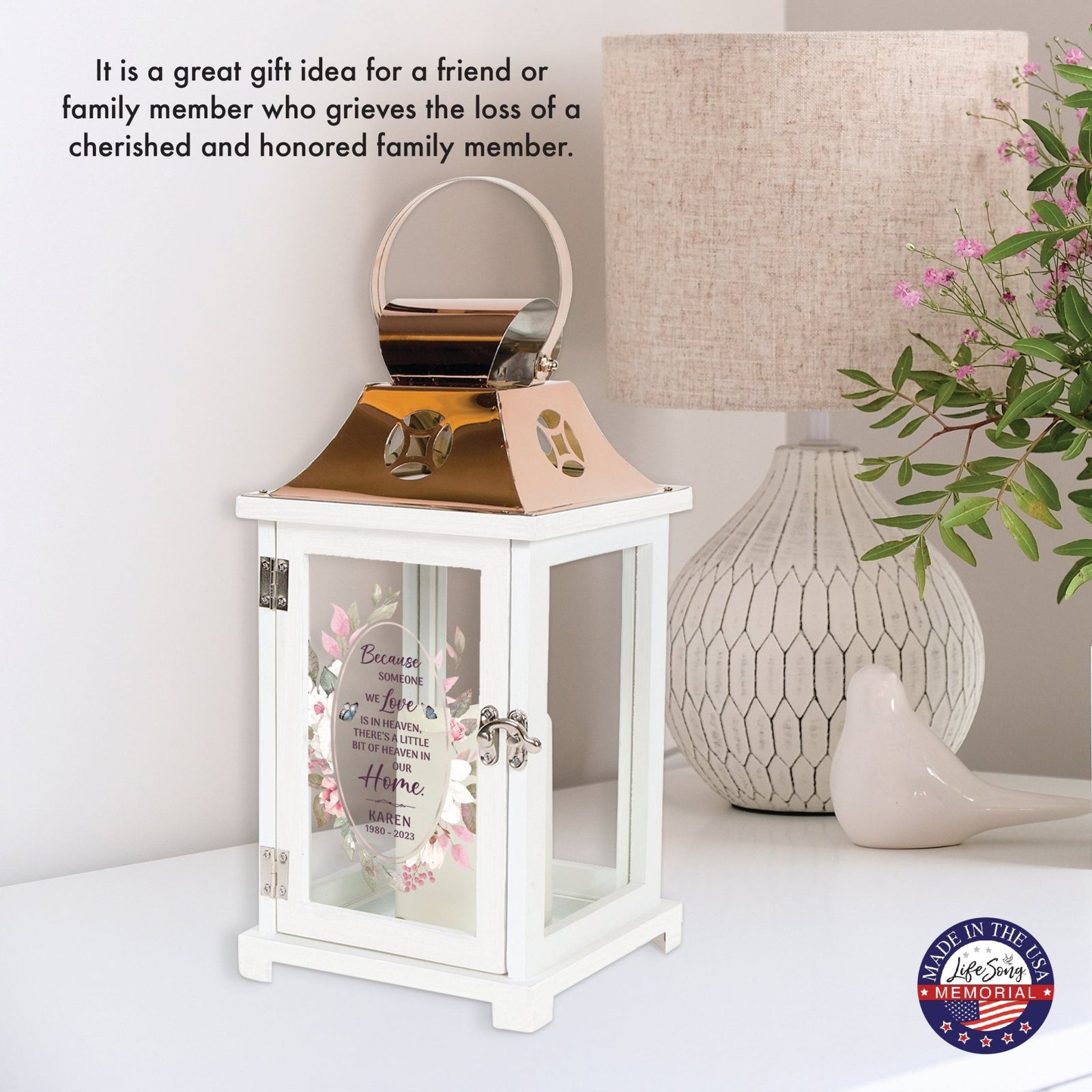 Shop LifeSong Milestones Personalized Candle Lanterns. Ideal for home decor, personalized, memorial, and sympathy gifts. Create lasting memories.