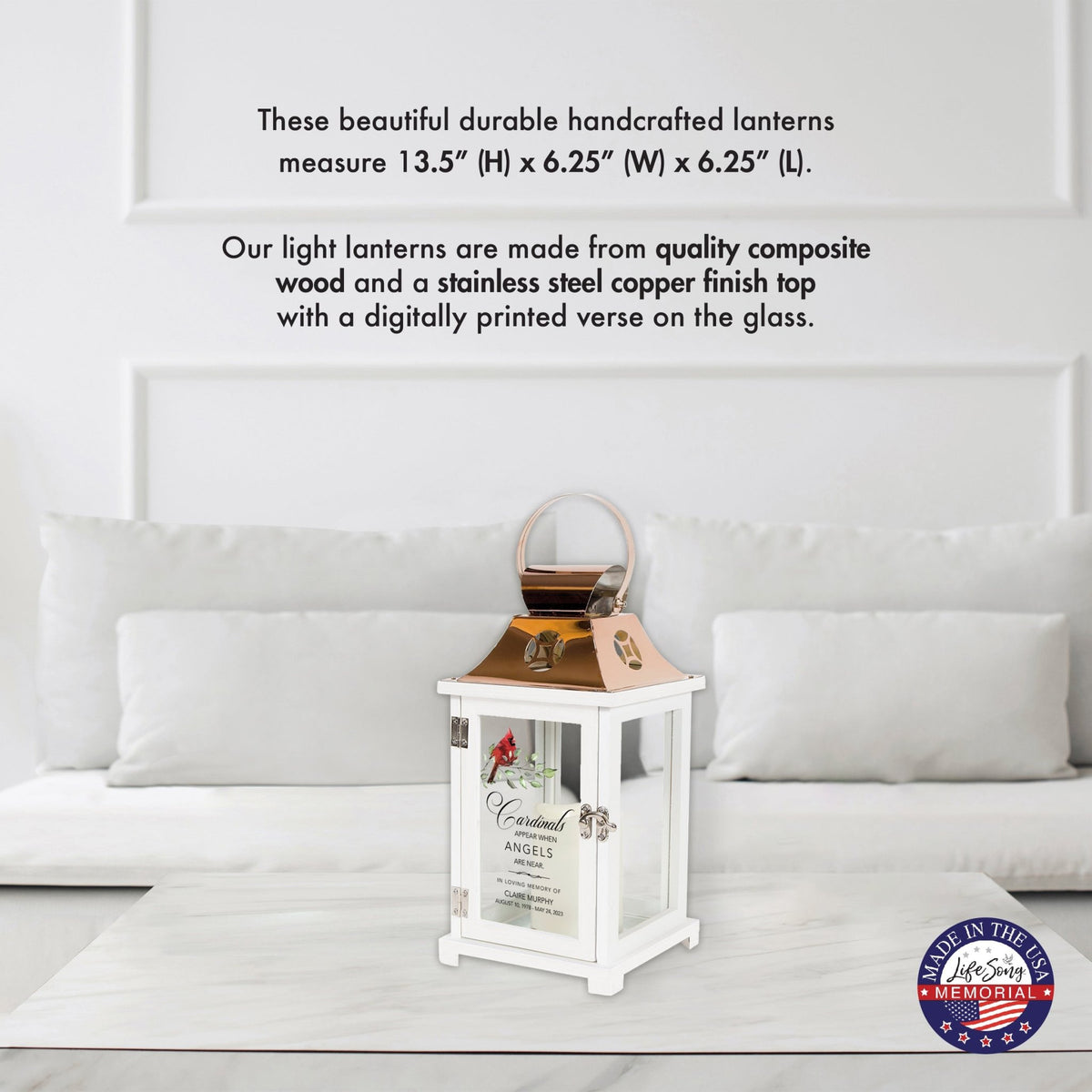 Shop LifeSong Milestones Personalized Candle Lanterns. Ideal for home decor, personalized, memorial, and sympathy gifts. Create lasting memories.