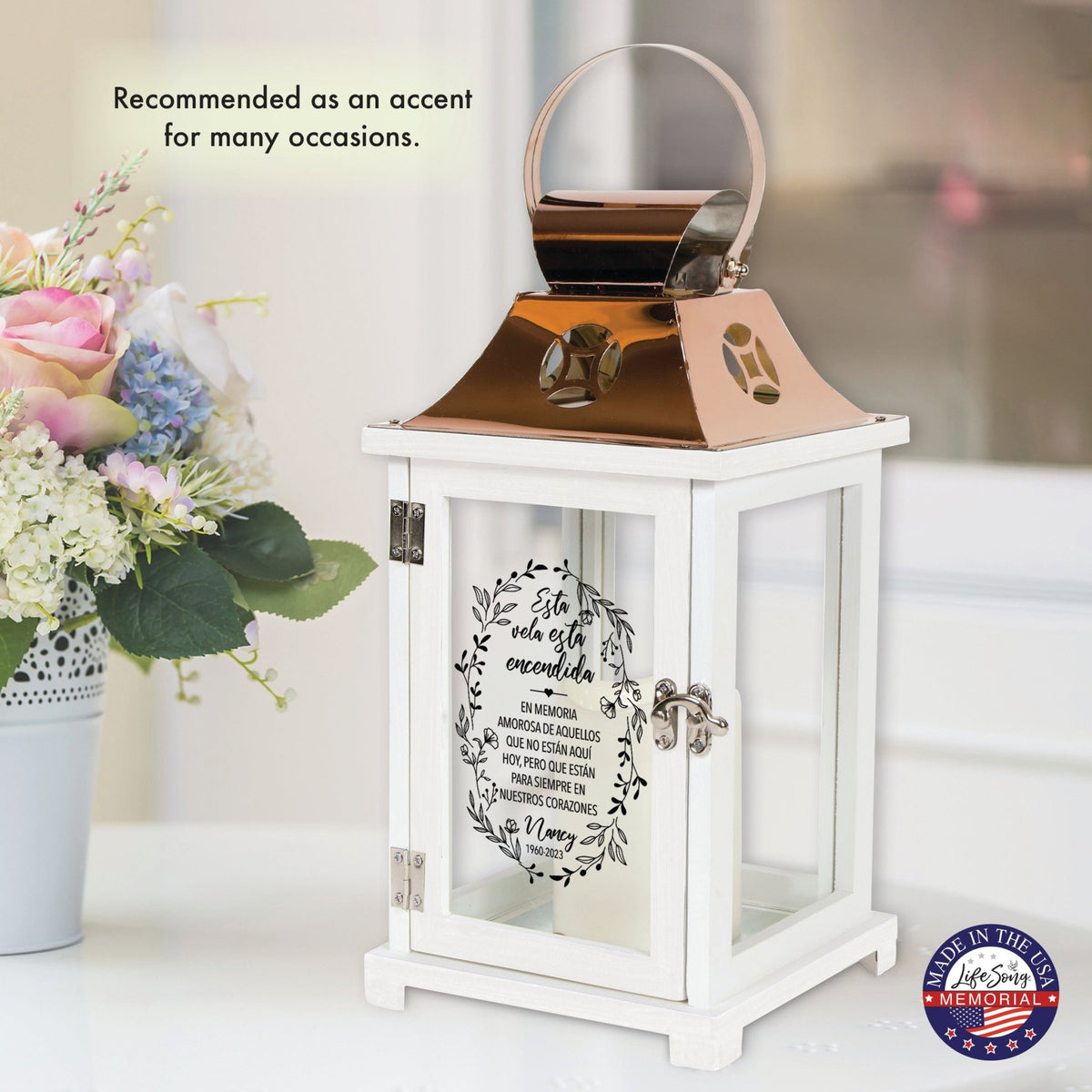 Shop LifeSong Milestones Personalized Candle Lanterns. Ideal for home decor, personalized, memorial, and sympathy gifts. Create lasting memories.