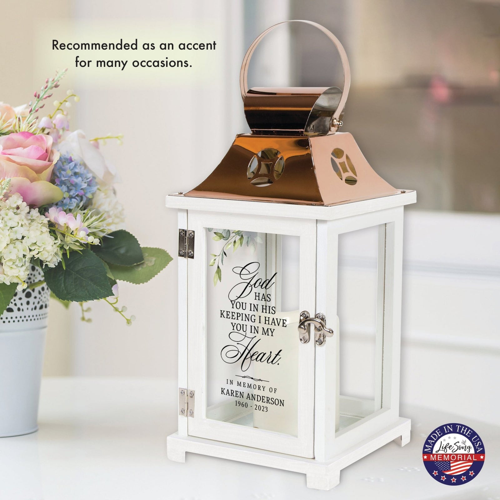 Shop LifeSong Milestones Personalized Candle Lanterns. Ideal for home decor, personalized, memorial, and sympathy gifts. Create lasting memories.