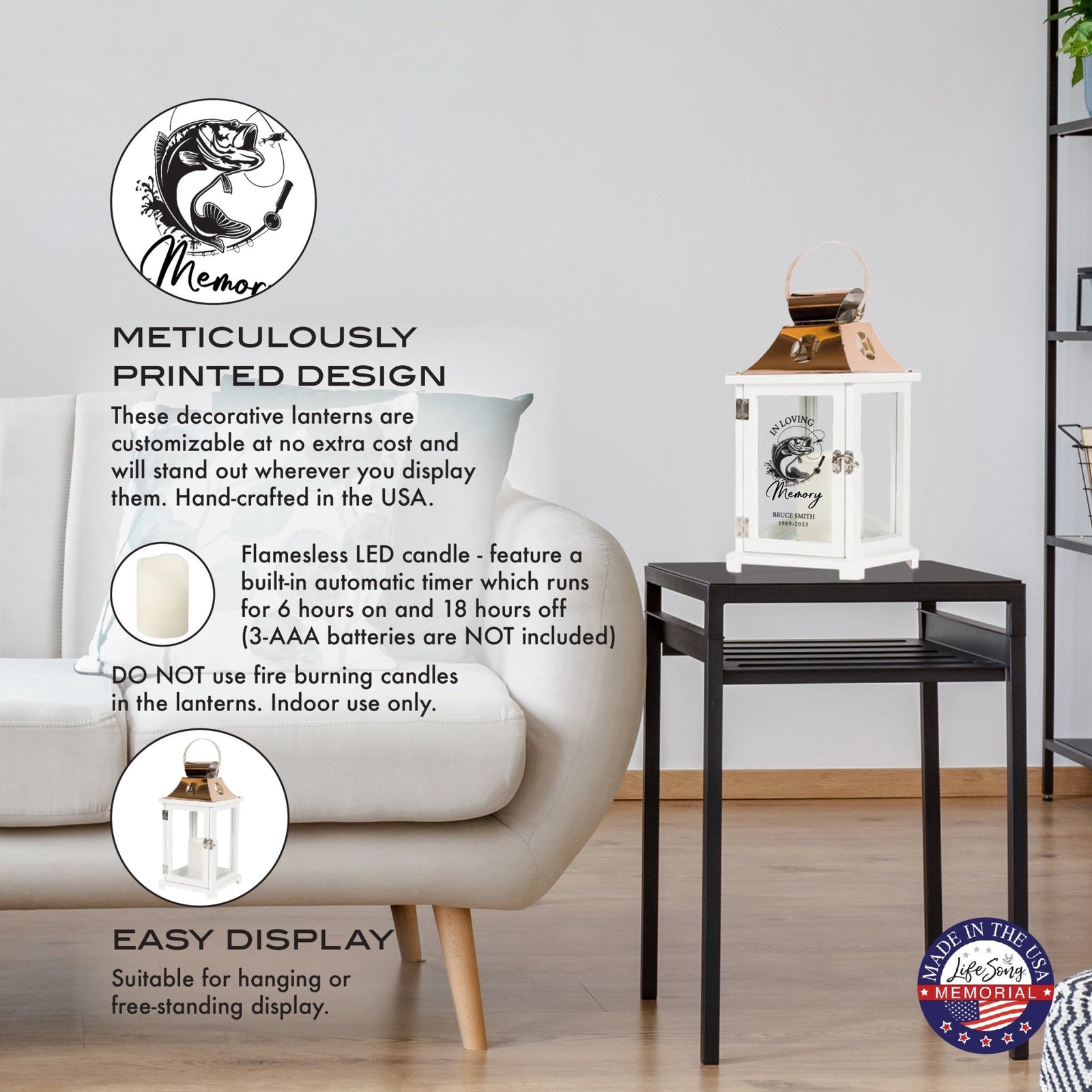 Shop LifeSong Milestones Personalized Candle Lanterns. Ideal for home decor, personalized, memorial, and sympathy gifts. Create lasting memories.