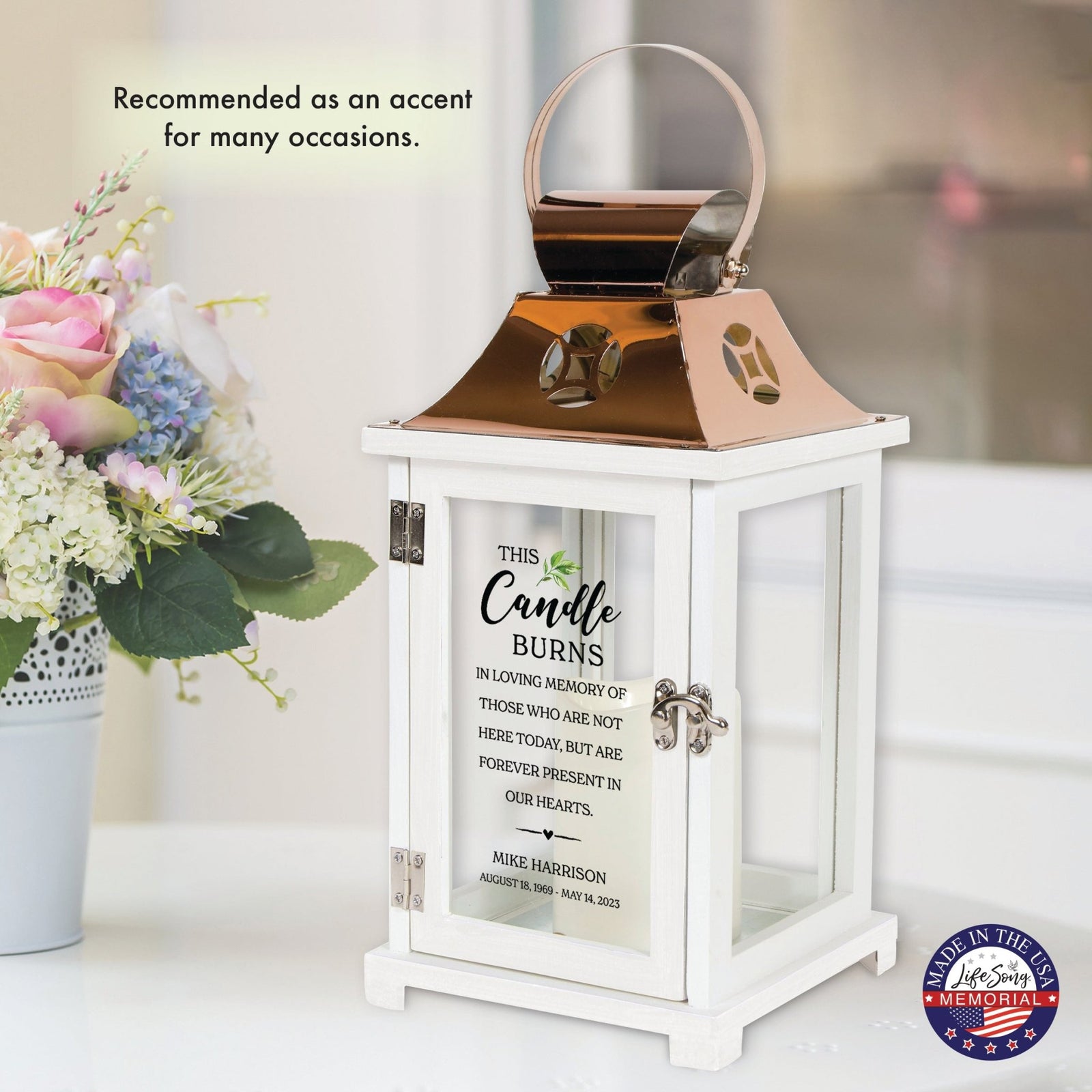 Shop LifeSong Milestones Personalized Candle Lanterns. Ideal for home decor, personalized, memorial, and sympathy gifts. Create lasting memories.