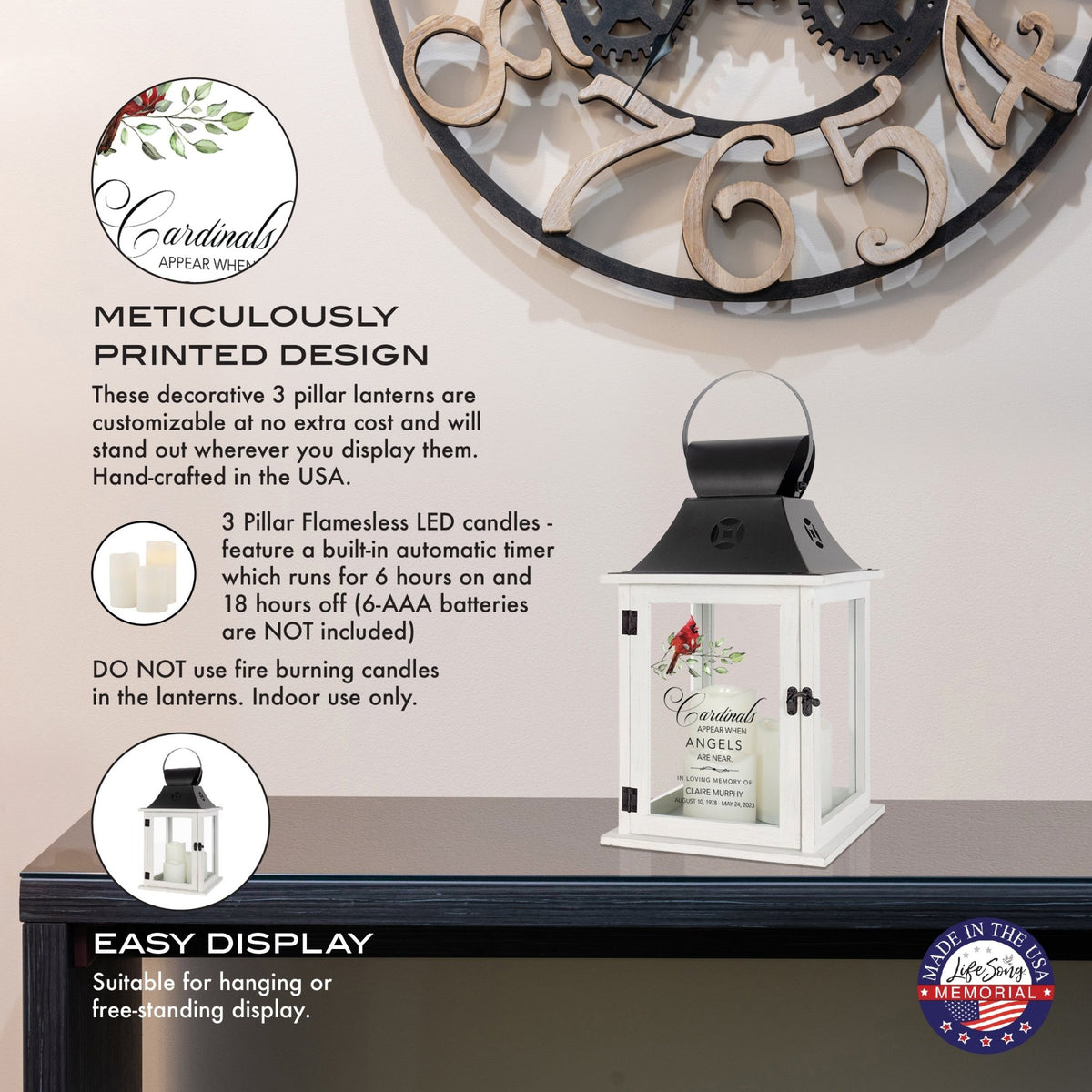 Shop LifeSong Milestones Personalized Candle Lanterns. Ideal for home decor, personalized, memorial, and sympathy gifts. Create lasting memories.