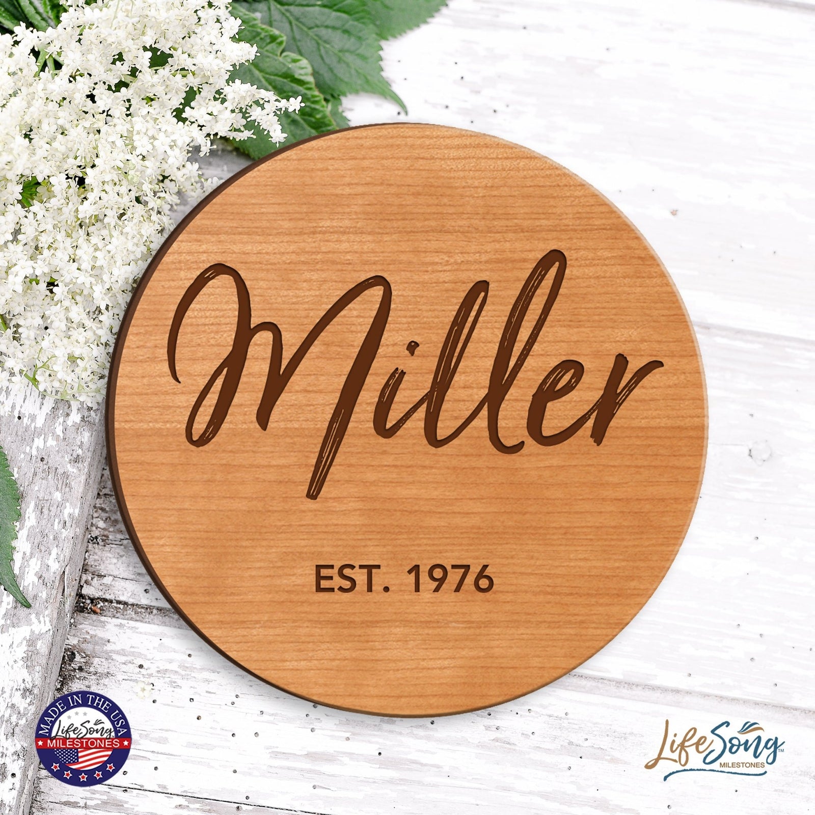 Personalized Monogram Lazy Susan Home Décor - LifeSong Milestones