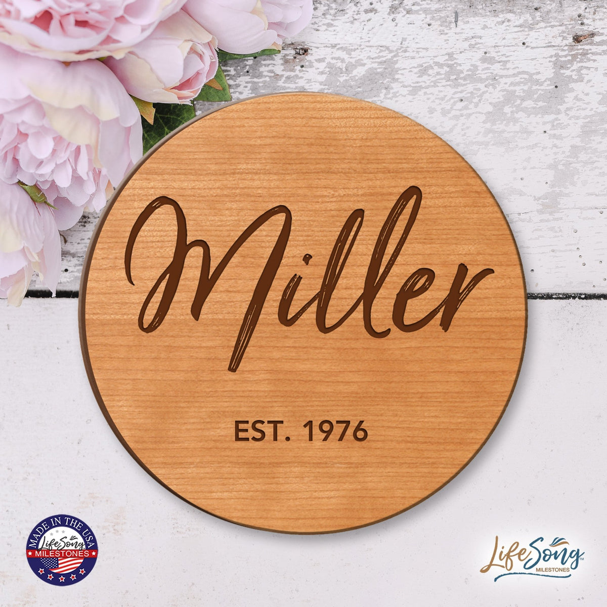 Personalized Monogram Lazy Susan Home Décor - LifeSong Milestones