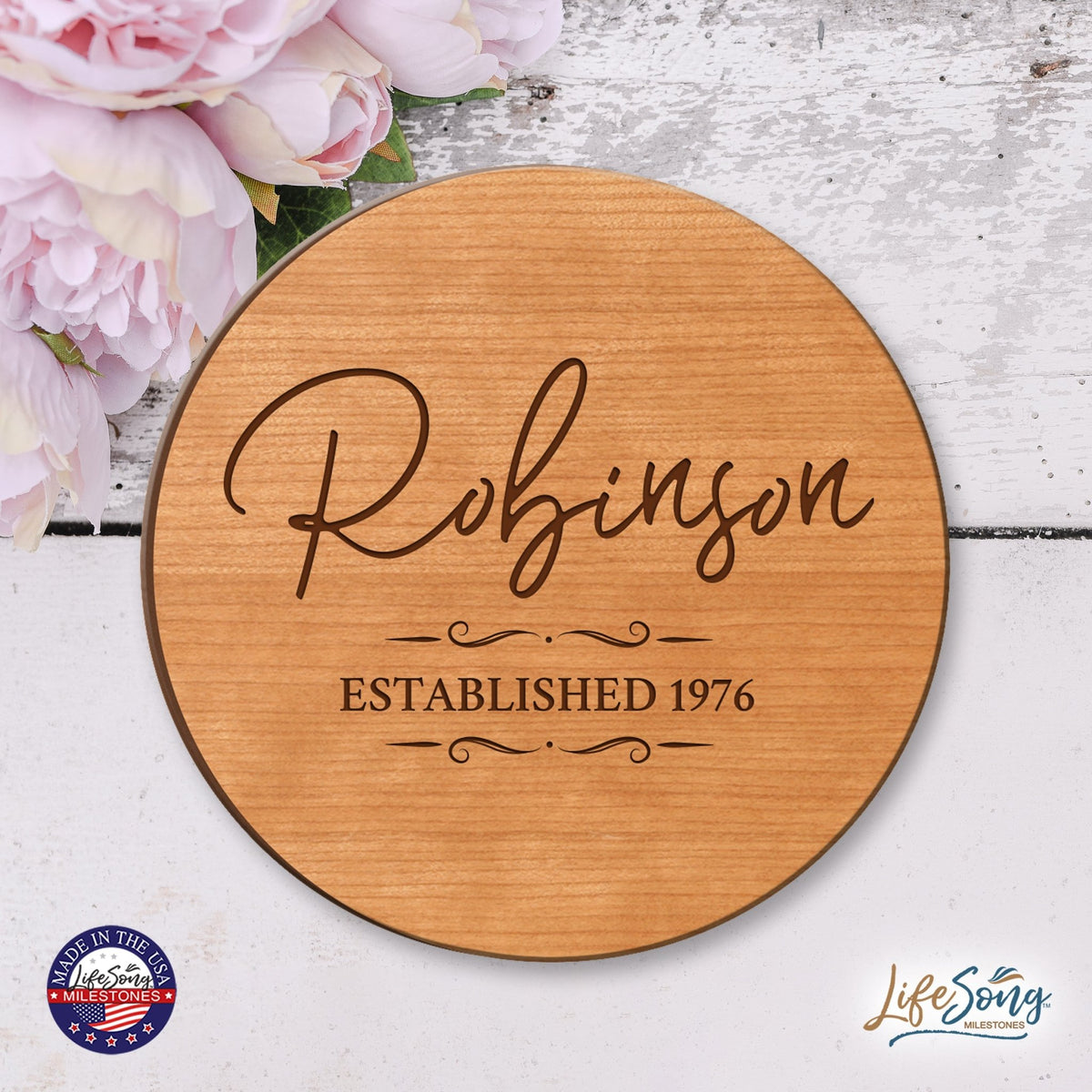 Personalized Monogram Lazy Susan Home Décor - LifeSong Milestones