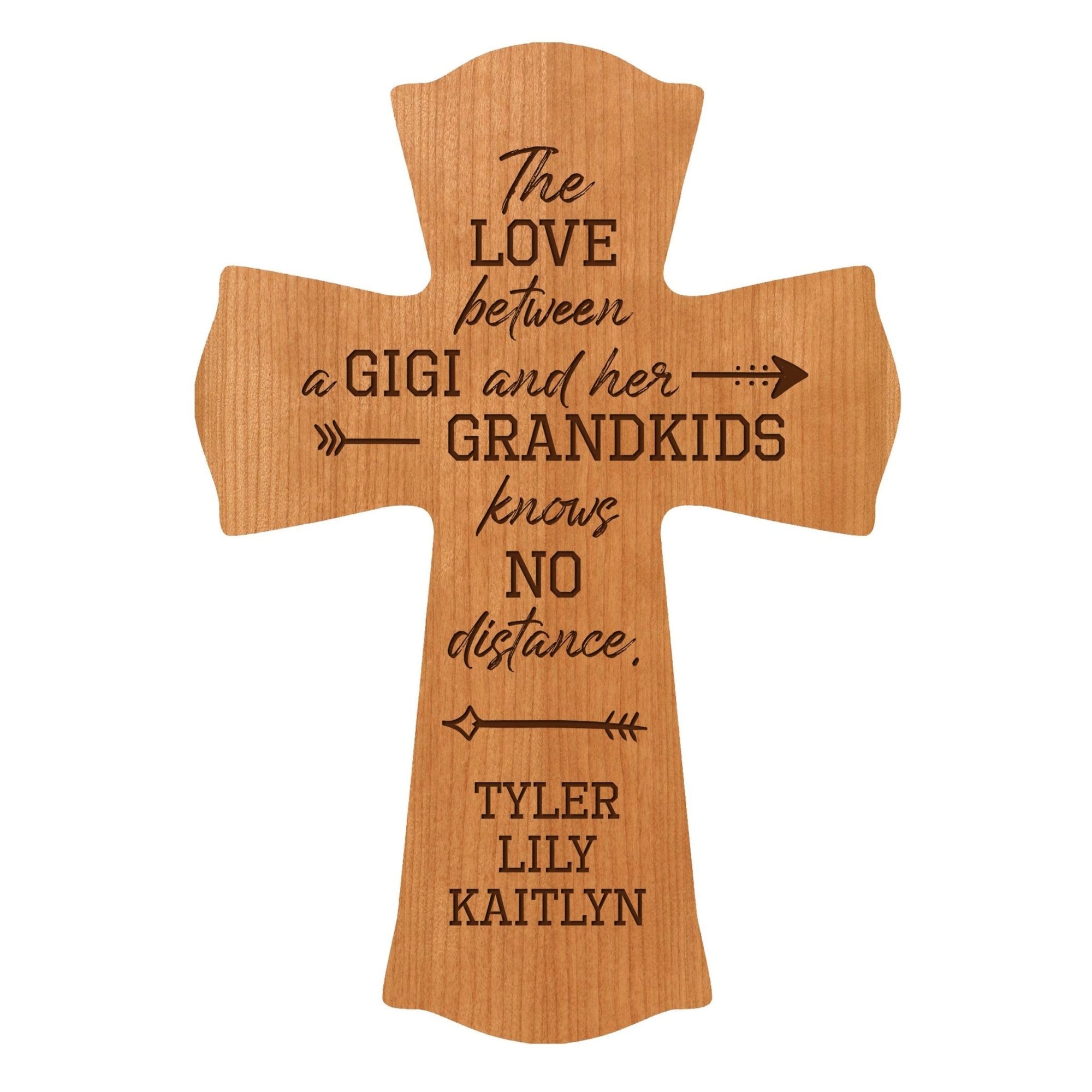 Personalized Mother’s Day Aunt The Love Between - 8.5x11 Crosses - LifeSong Milestones