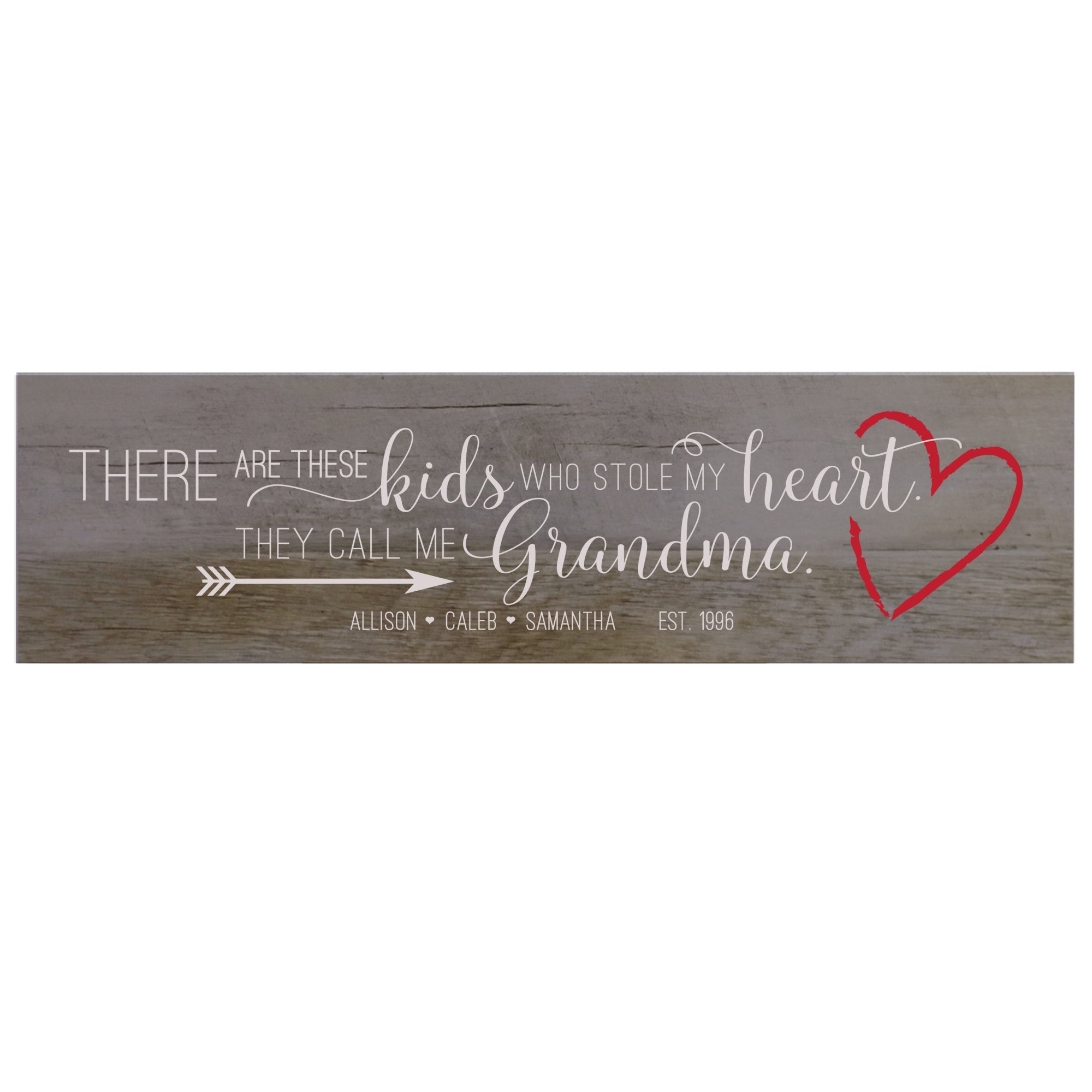Personalized Mother's Day Barn Wood Sign Gift - There Are These Kids - LifeSong Milestones