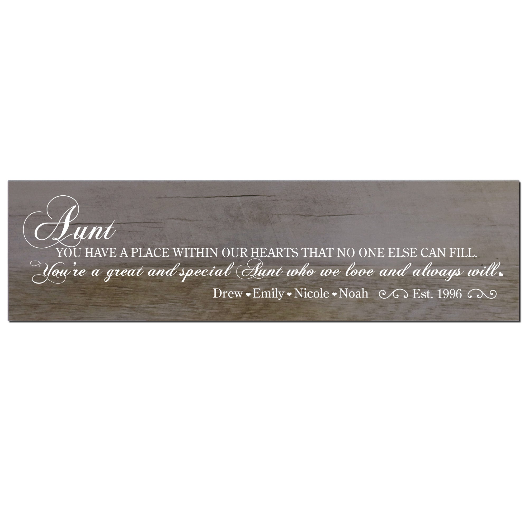 Personalized Mother's Day Barn Wood Sign Gift - You Have A Place - LifeSong Milestones