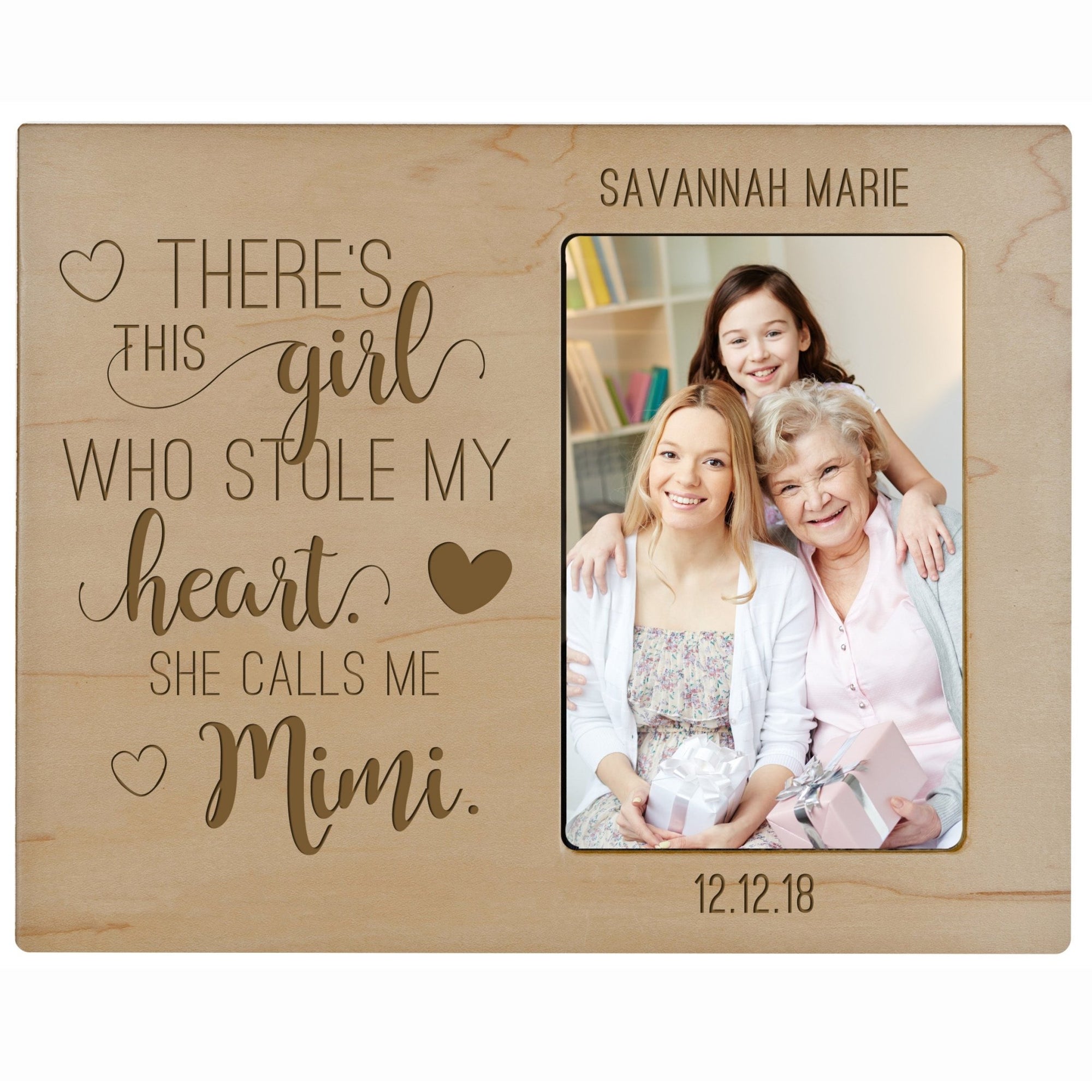 Personalized Mother’s Day Frame 4” x 6” Photo There's This Girl Mimi - LifeSong Milestones