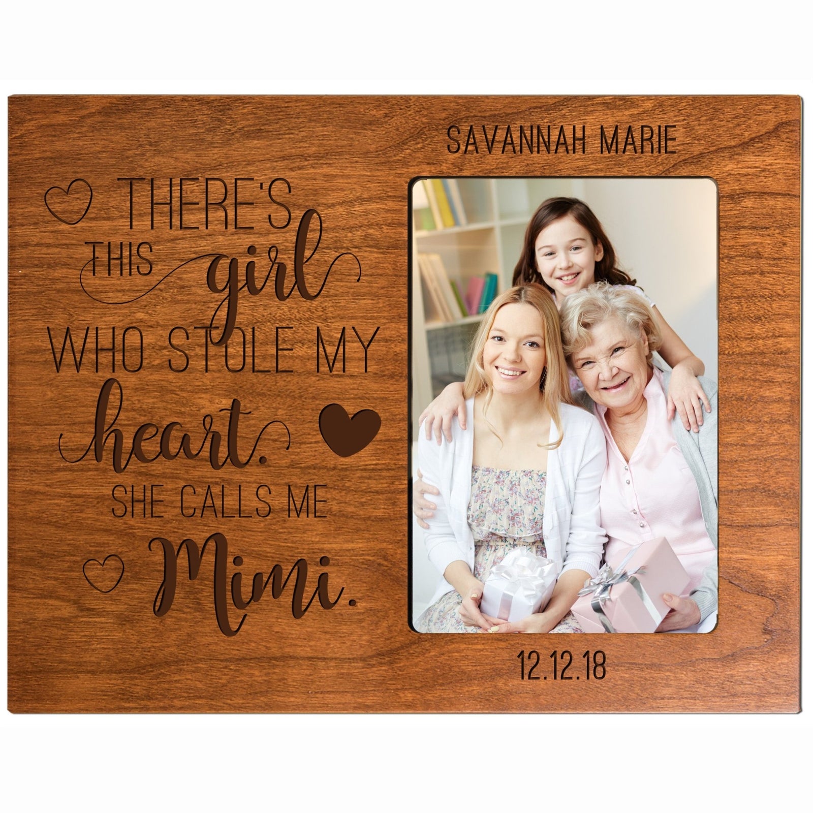 Personalized Mother’s Day Frame 4” x 6” Photo There's This Girl Mimi - LifeSong Milestones
