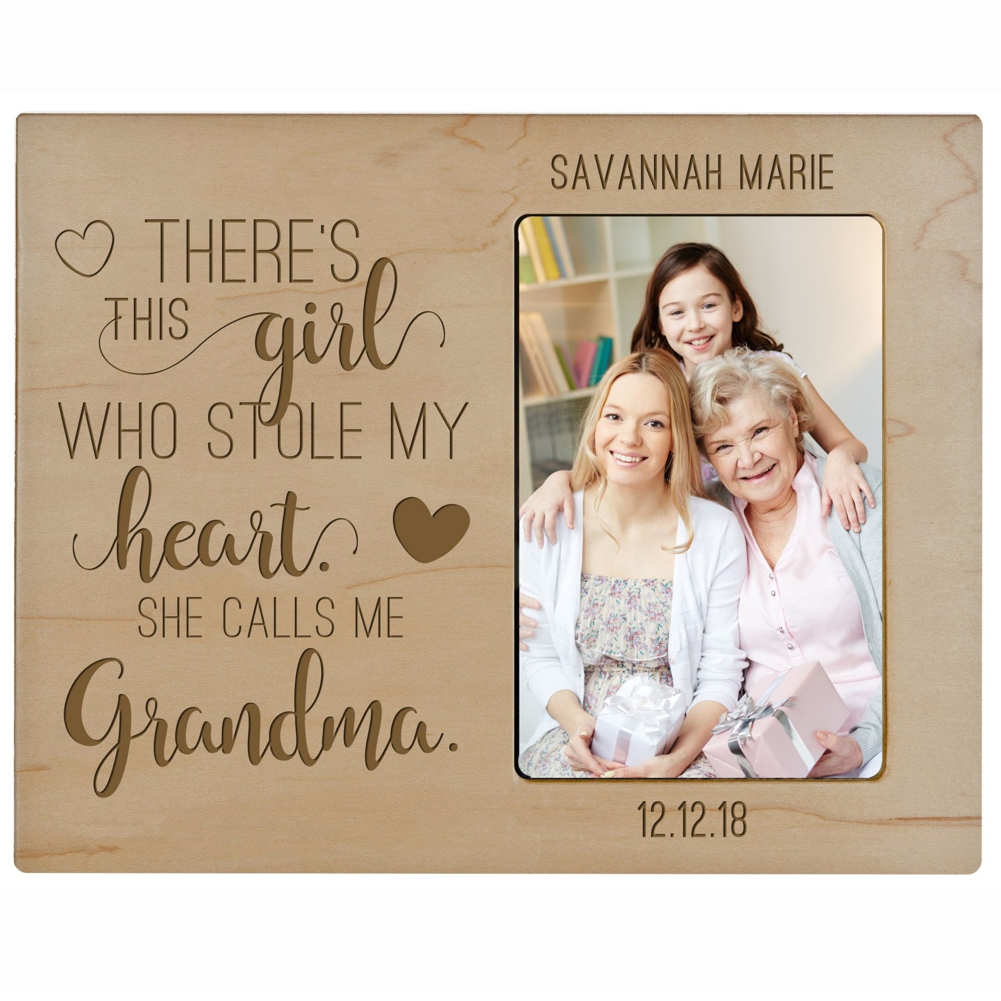 Personalized Mother’s Day Frame 4” x 6” Photo This Girl Grandma - LifeSong Milestones