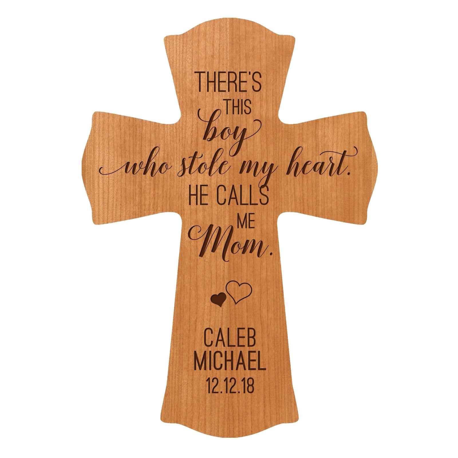 Personalized Mother’s Day Gift There’s This Boy - 8.5x11 Crosses Mom - LifeSong Milestones