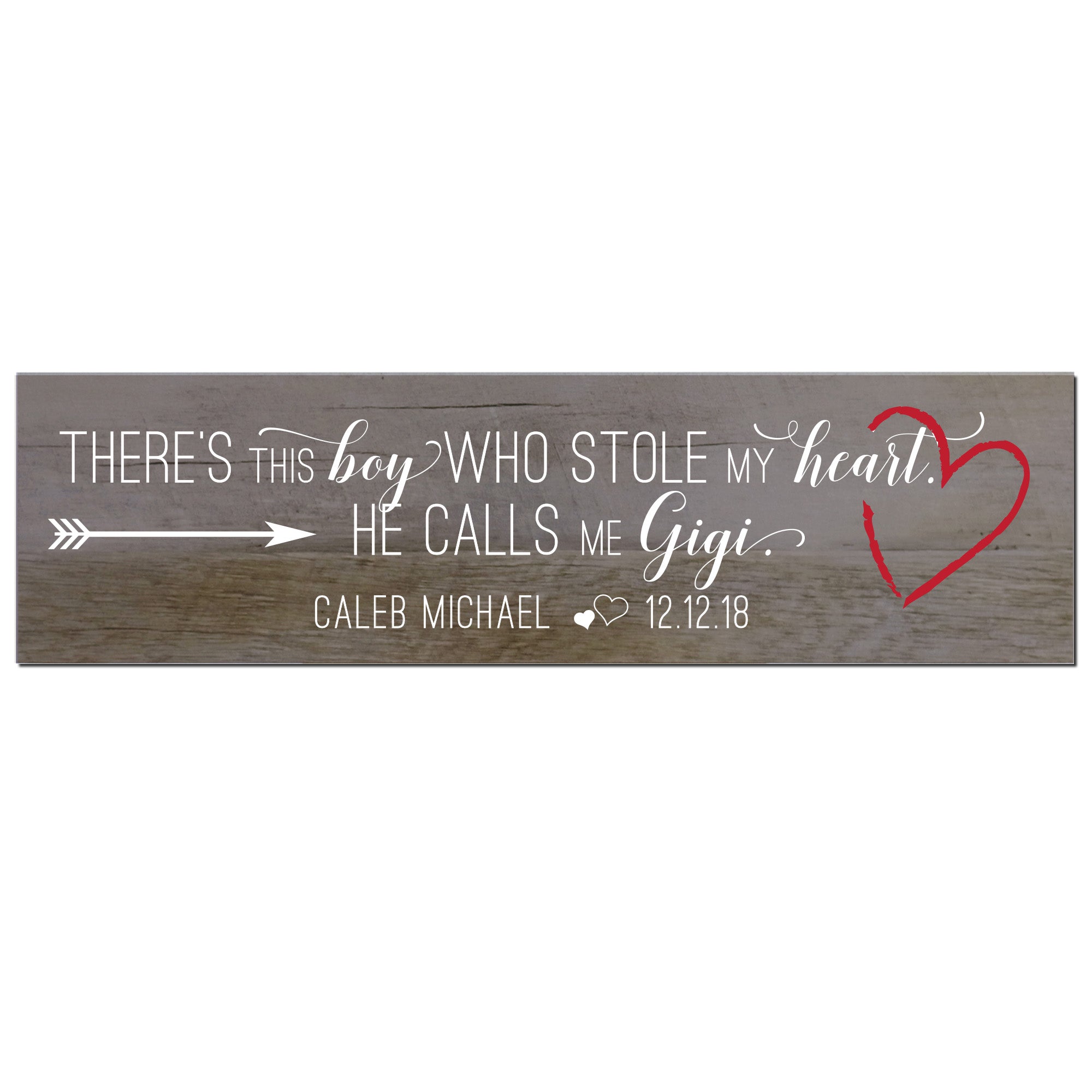 Personalized Mother’s Day Gift There’s This Boy - Signs Gigi - LifeSong Milestones