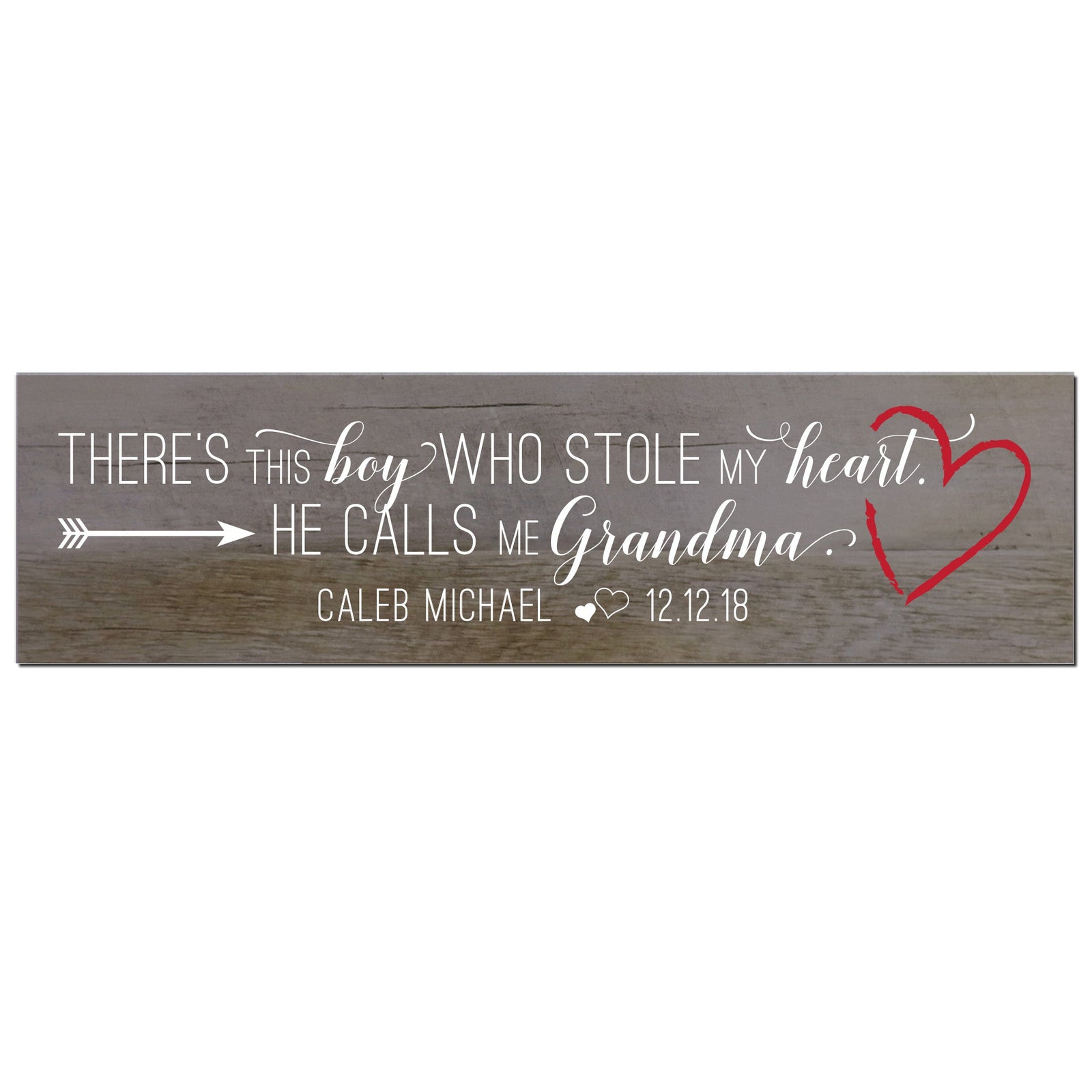 Personalized Mother’s Day Gift There’s This Boy - Signs Grandma - LifeSong Milestones