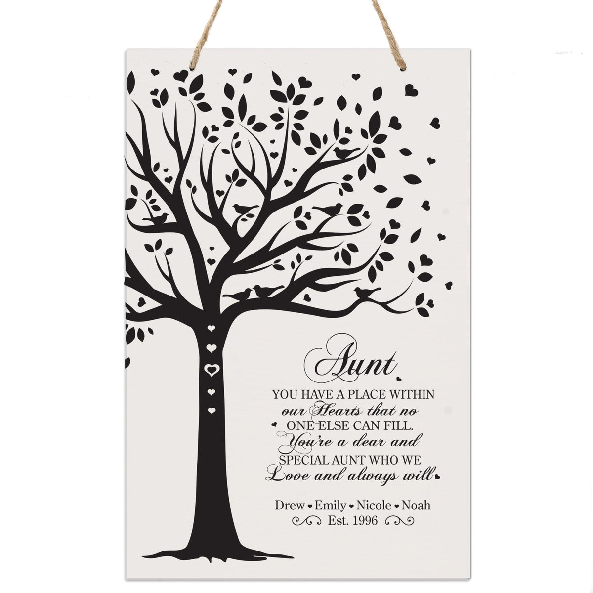 Personalized Mothers Day Gift Wall Hanging Sign -You Have a Place 8x12 - LifeSong Milestones