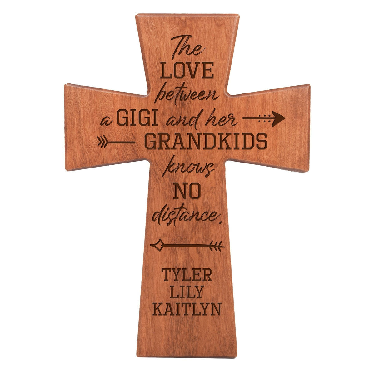 Personalized Mother’s Day Gigi The Love Between - 12x17 Crosses - LifeSong Milestones