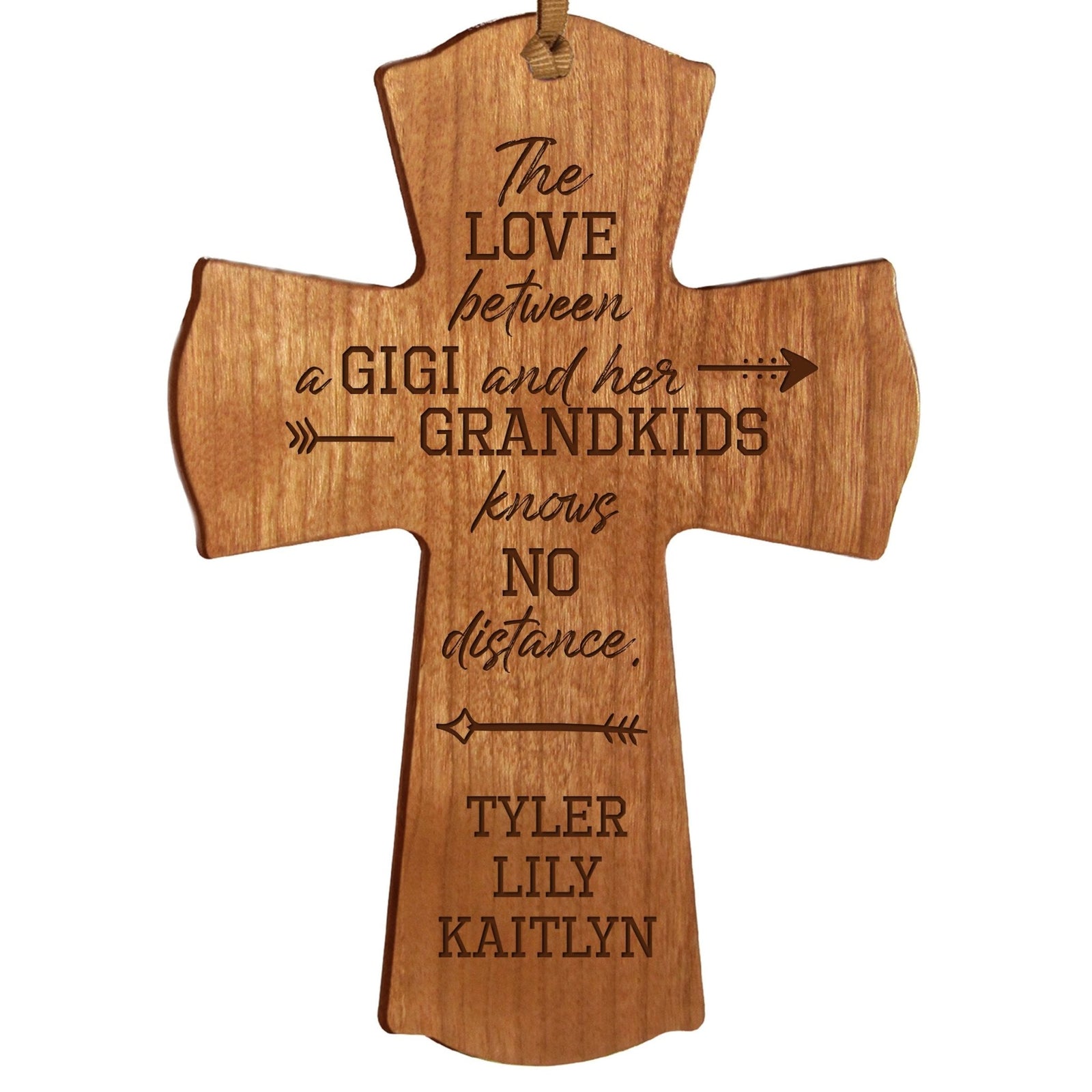 Personalized Mother’s Day Gigi The Love Between - Mini Crosses - LifeSong Milestones