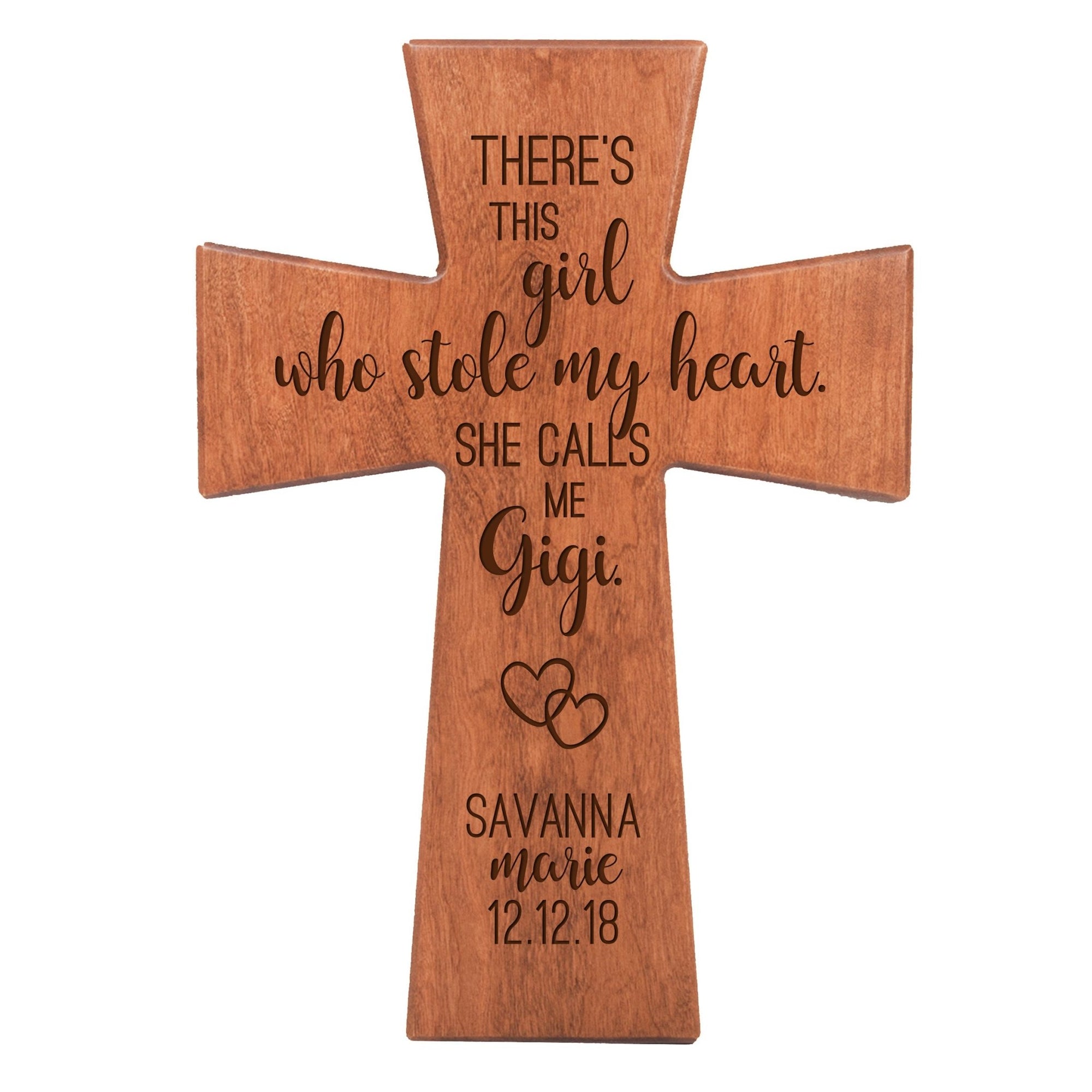 Personalized Mother’s Day Gigi There’s This Girl - 12x17 Crosses - LifeSong Milestones