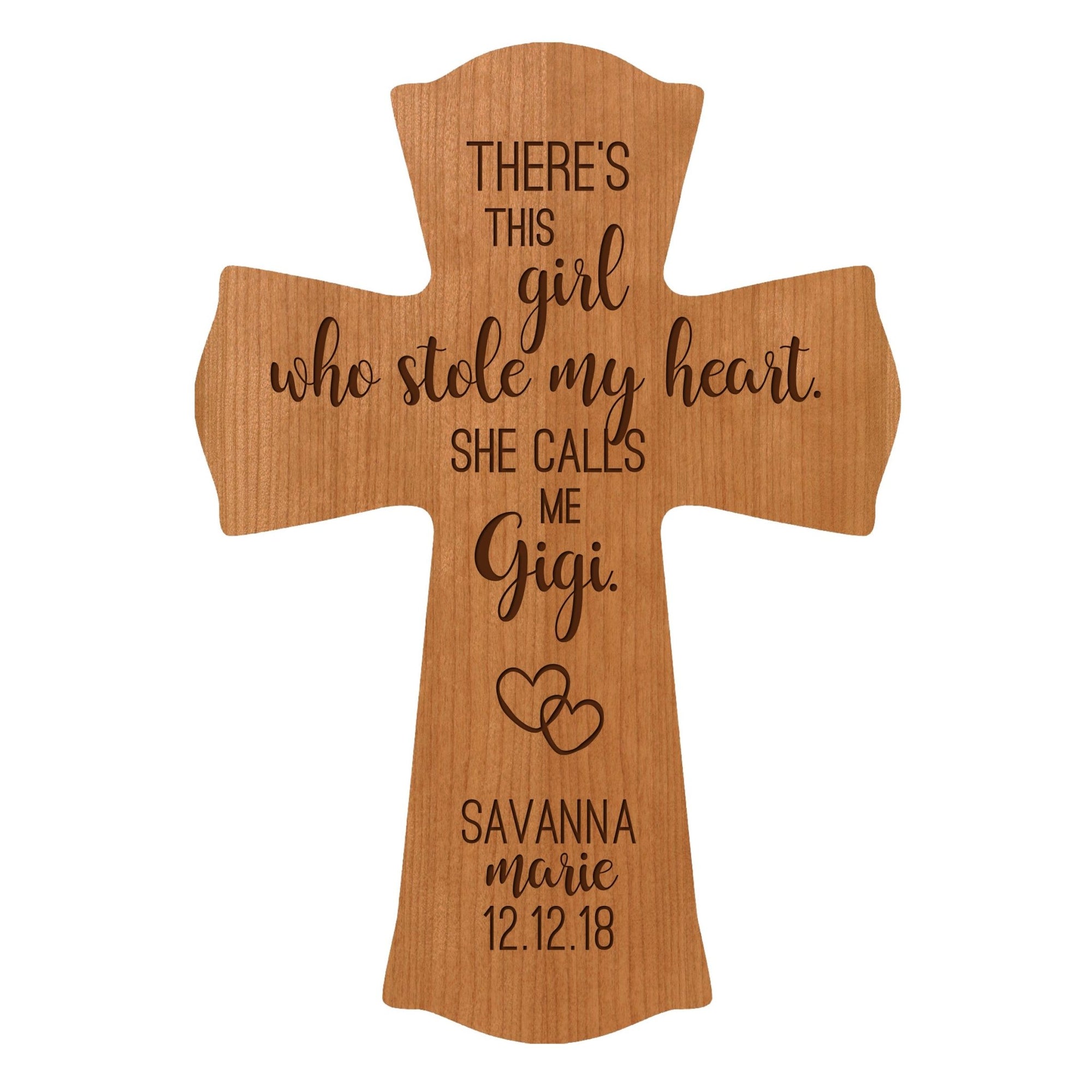 Personalized Mother’s Day Gigi There’s This Girl - 8.5x11 Crosses - LifeSong Milestones
