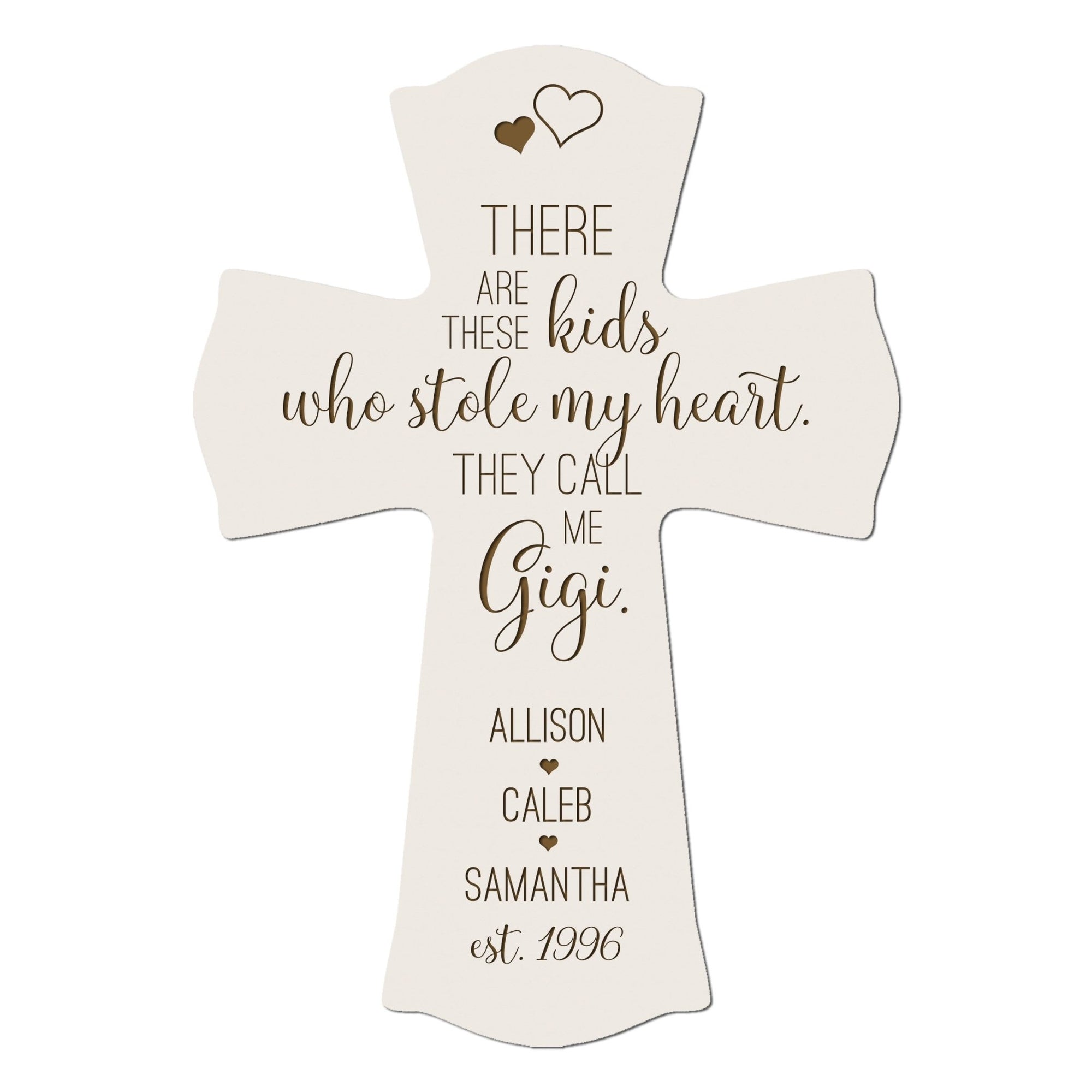 Personalized Mother’s Day Gigi These Kids - 8.5x11 Crosses - LifeSong Milestones