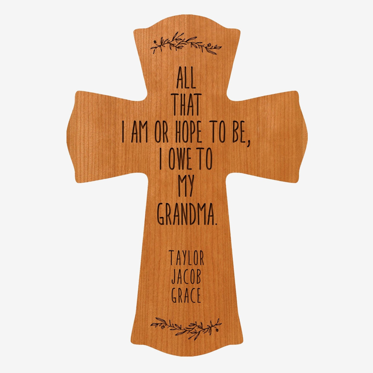 Personalized Mother’s Day Grandma All That I Am - 8.5x11 Crosses - LifeSong Milestones