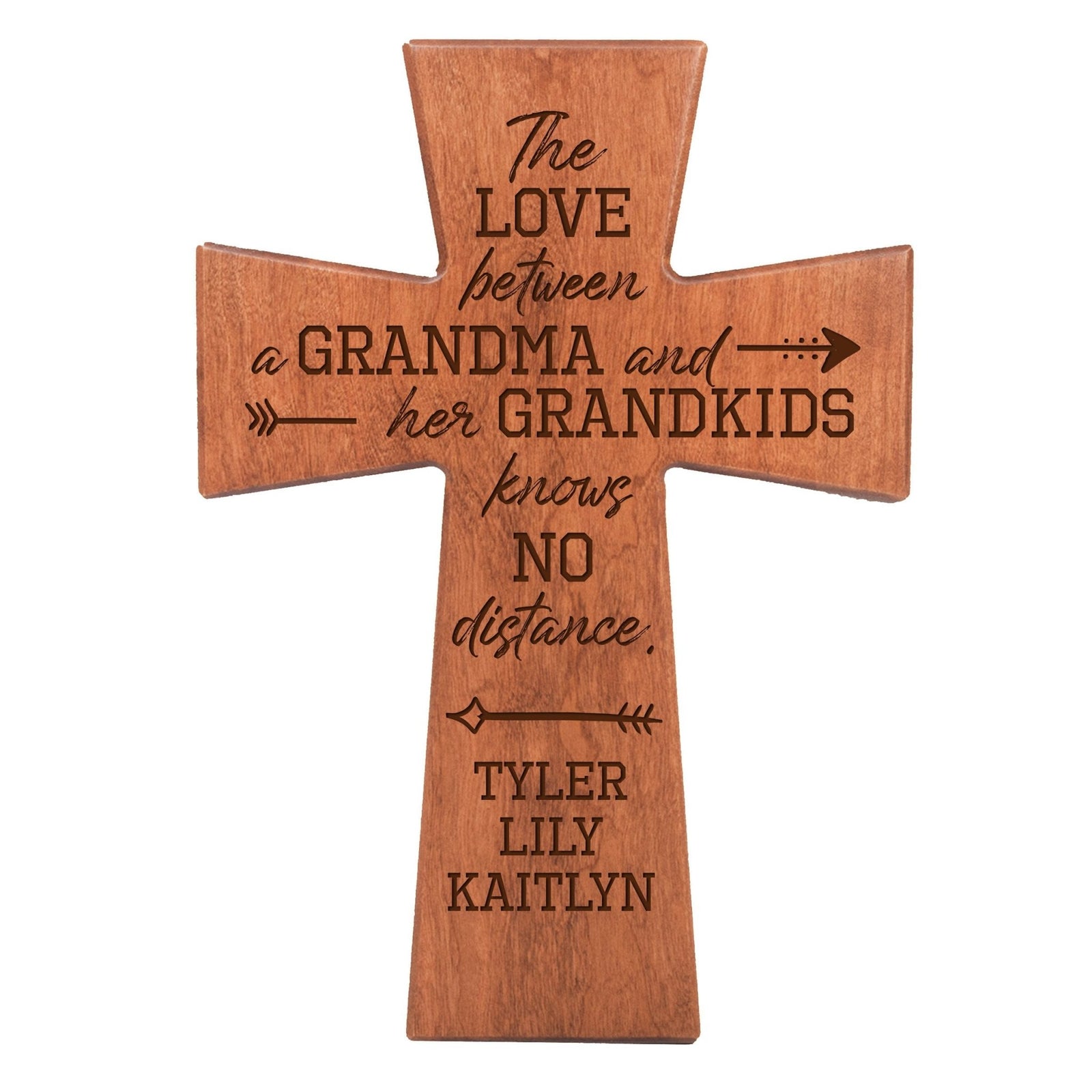 Personalized Mother’s Day Grandma The Love Between - 7x11 Crosses - LifeSong Milestones
