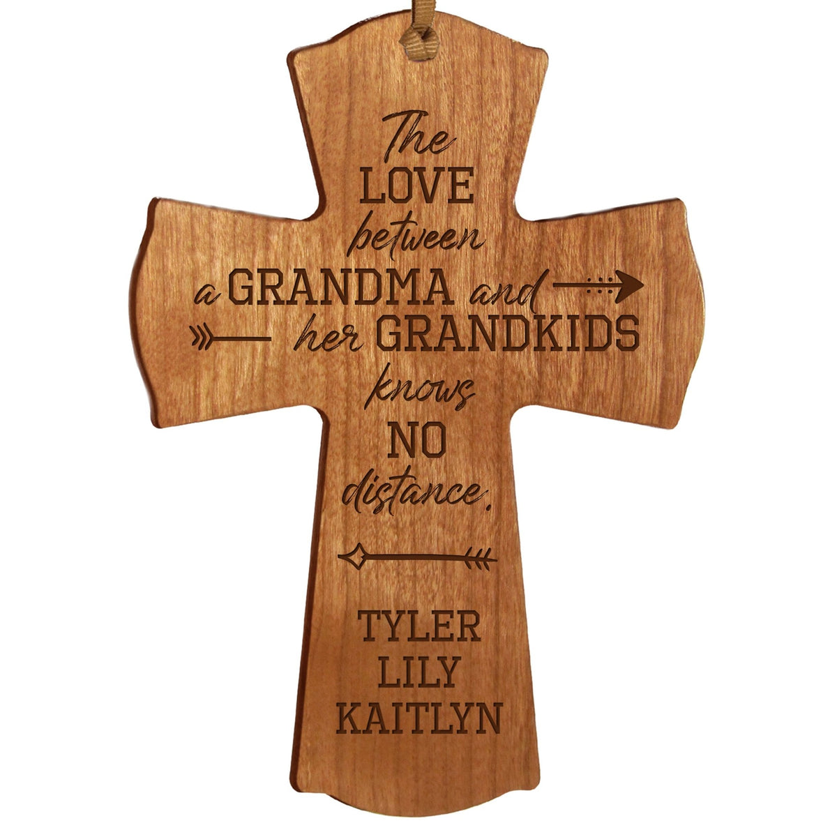 Personalized Mother’s Day Grandma The Love Between - Mini Crosses - LifeSong Milestones