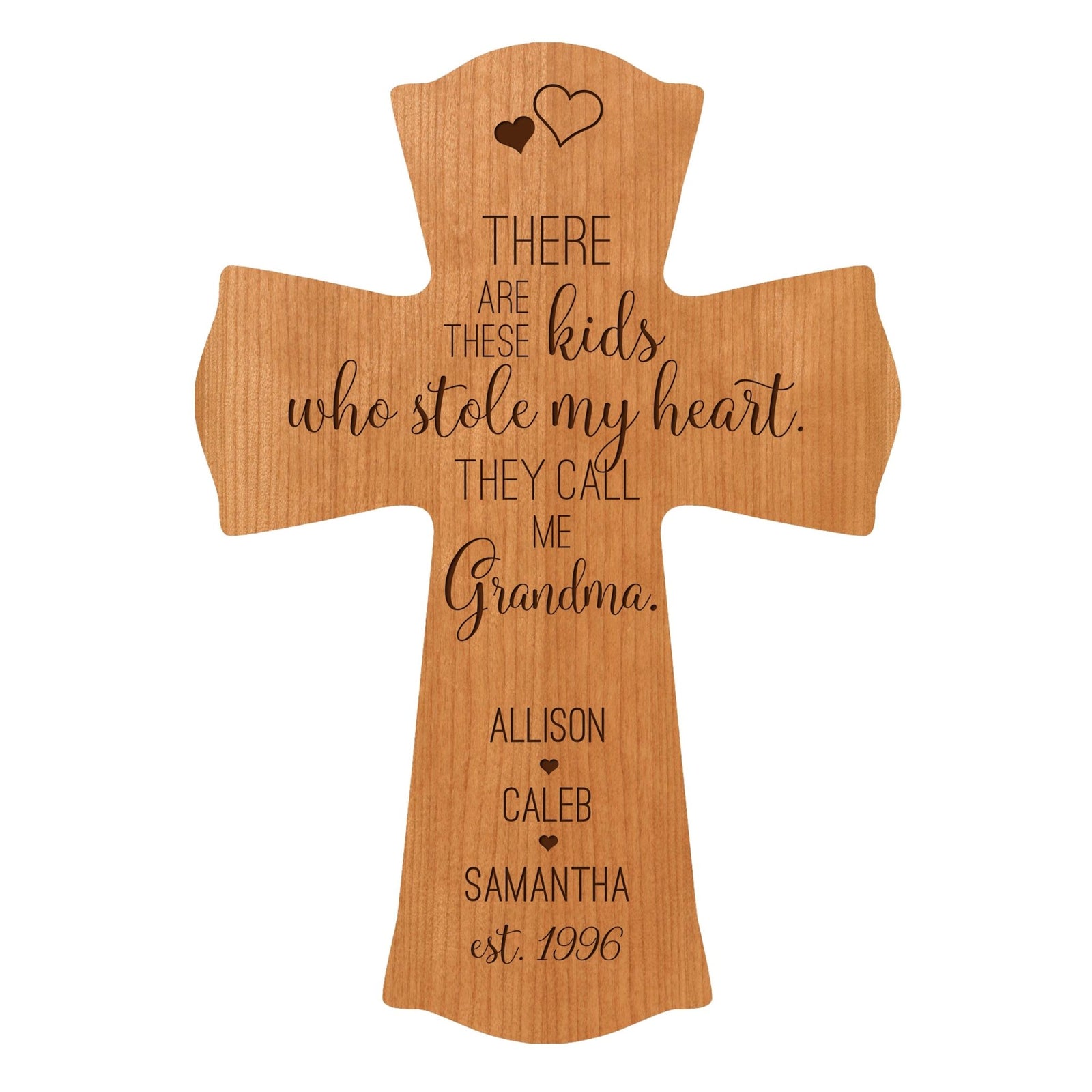 Personalized Mother’s Day Grandma These Kids - 8.5x11 Crosses - LifeSong Milestones