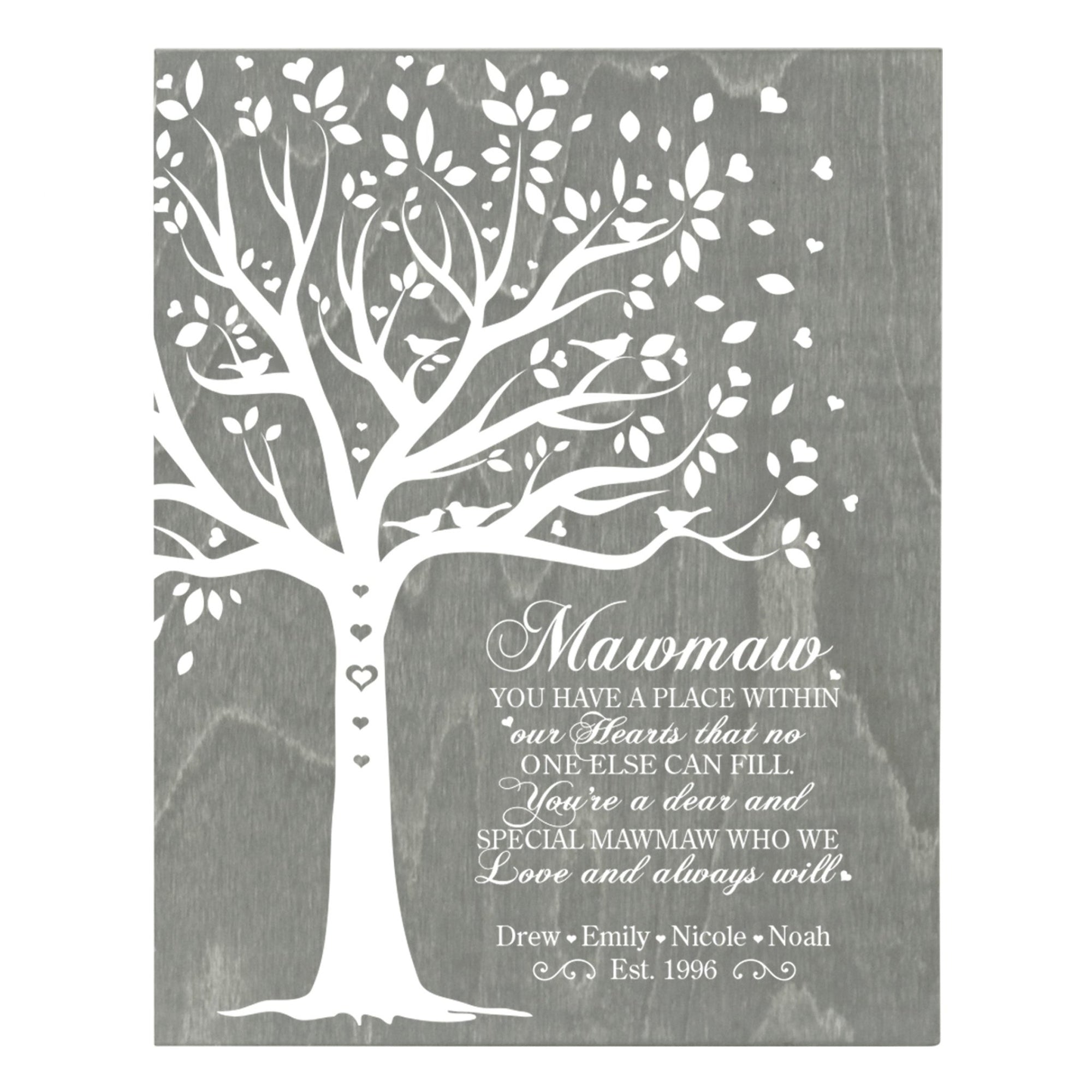 Personalized Mother’s Day Mawmaw You Have A Place - Wall Plaques - LifeSong Milestones