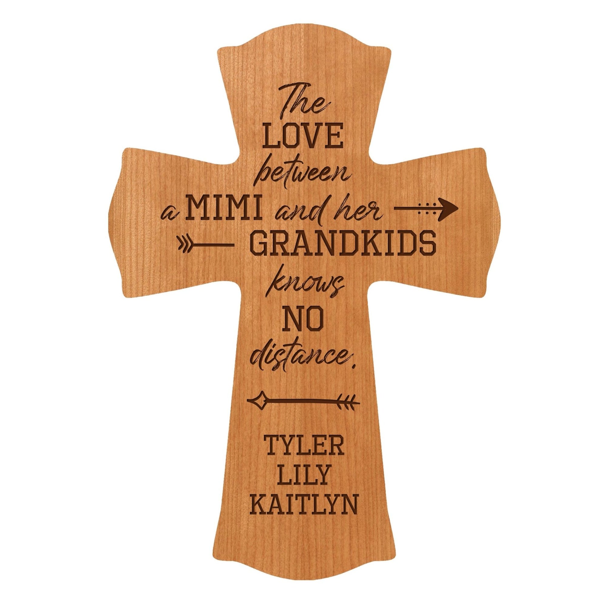 Personalized Mother’s Day Mimi The Love Between - 8.5x11 Crosses - LifeSong Milestones