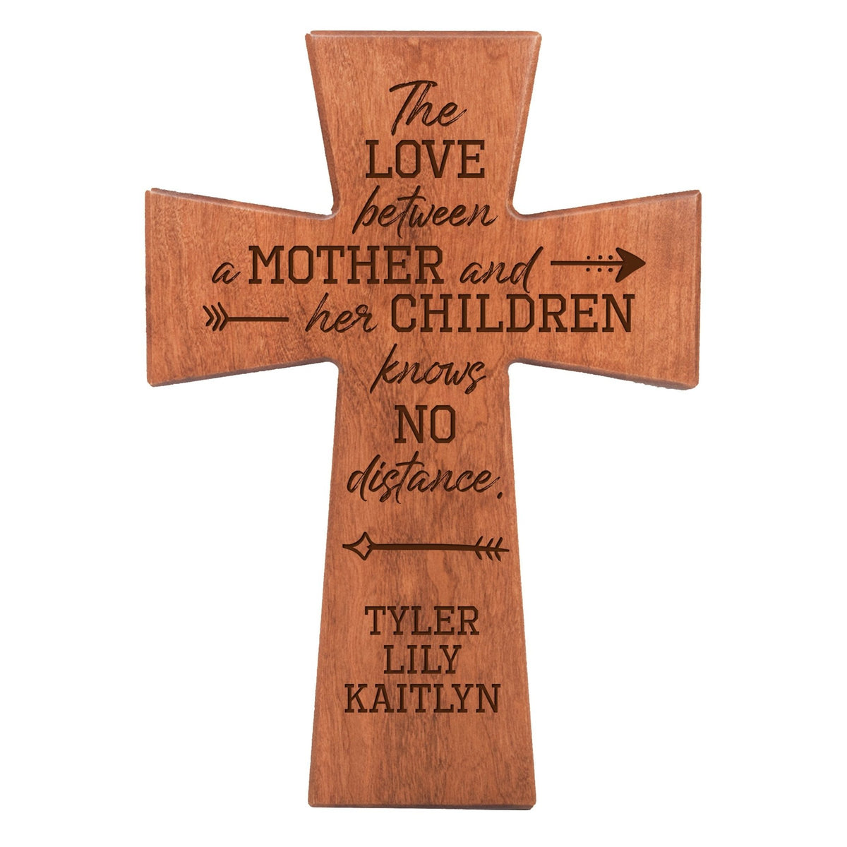 Personalized Mother’s Day Mom The Love Between - 12x17 Crosses - LifeSong Milestones