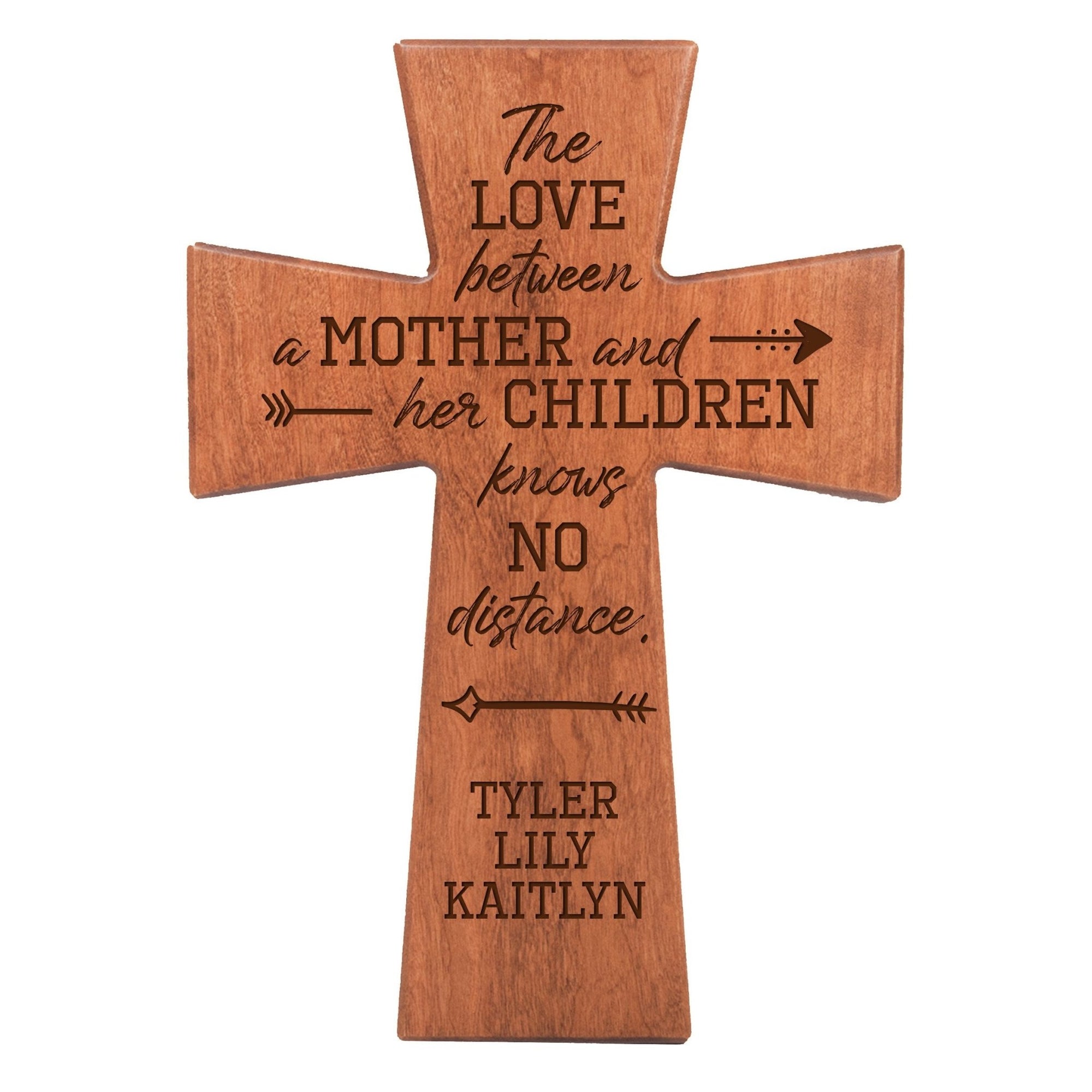 Personalized Mother’s Day Mom The Love Between - 12x17 Crosses - LifeSong Milestones