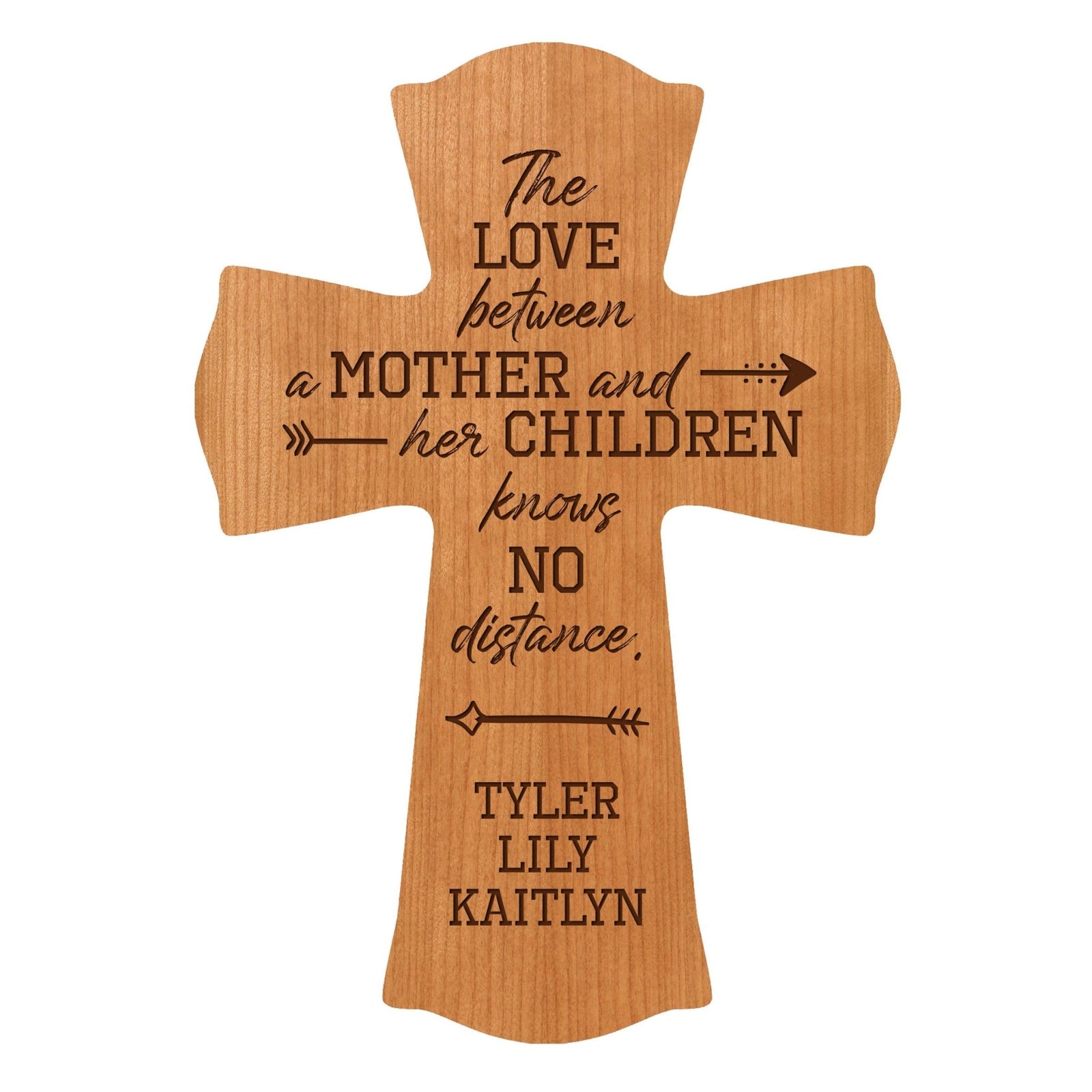 Personalized Mother’s Day Mom The Love Between - 8.5x11 Crosses - LifeSong Milestones