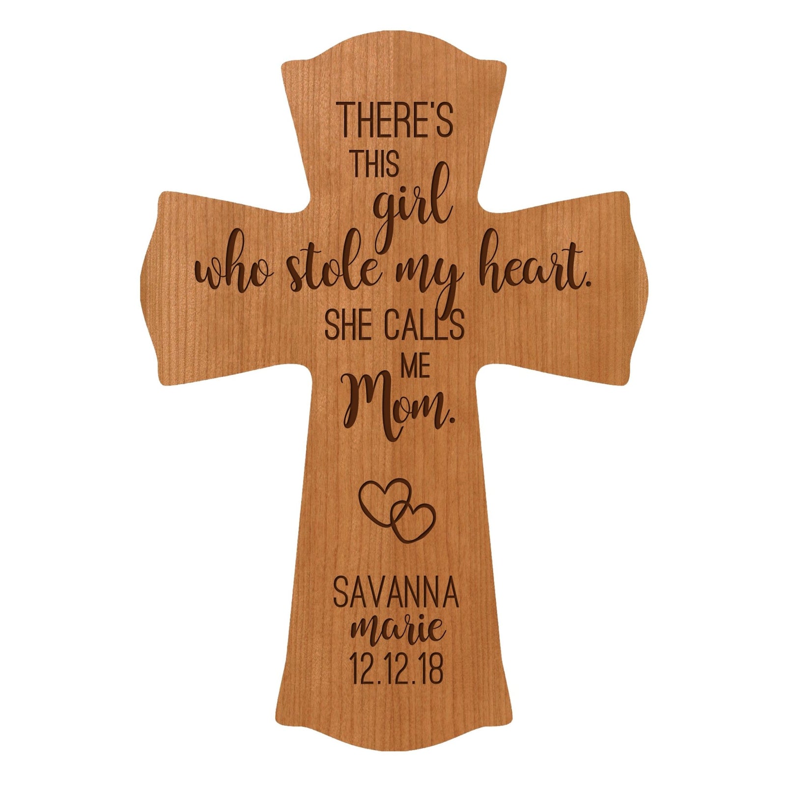 Personalized Mother’s Day Mom There’s This Girl - 8.5x11 Crosses - LifeSong Milestones