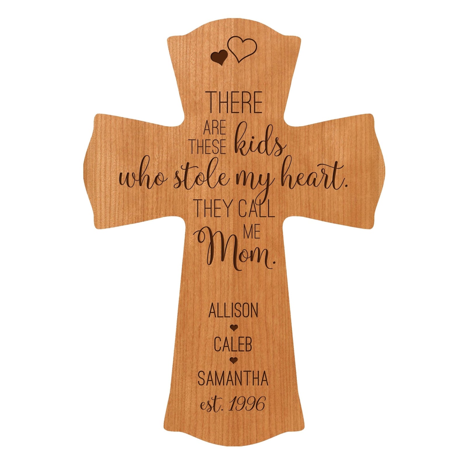 Personalized Mother’s Day Mom These Kids - 8.5x11 Crosses - LifeSong Milestones