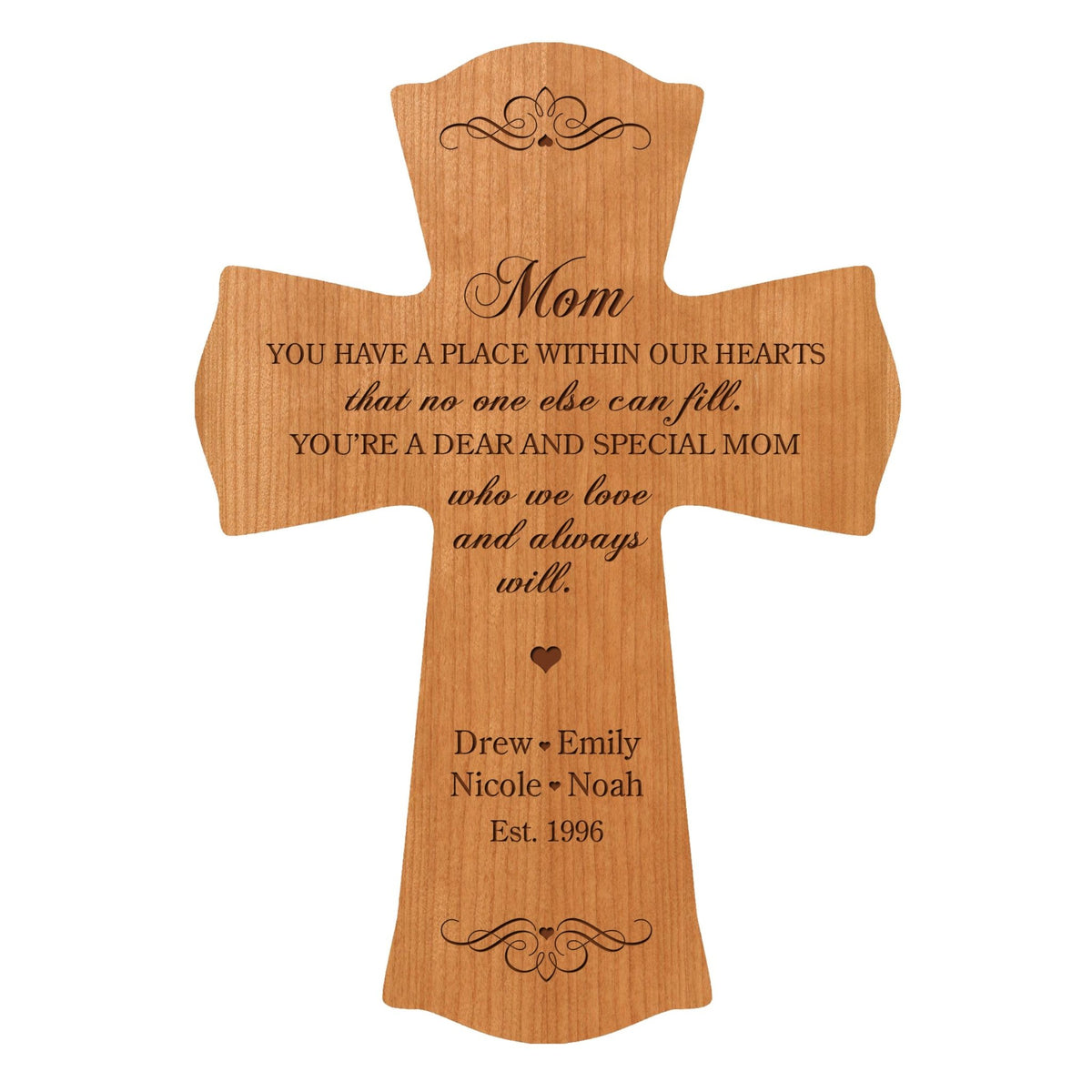 Personalized Mother’s Day Mom You Have A Place - 8.5x11 Crosses - LifeSong Milestones