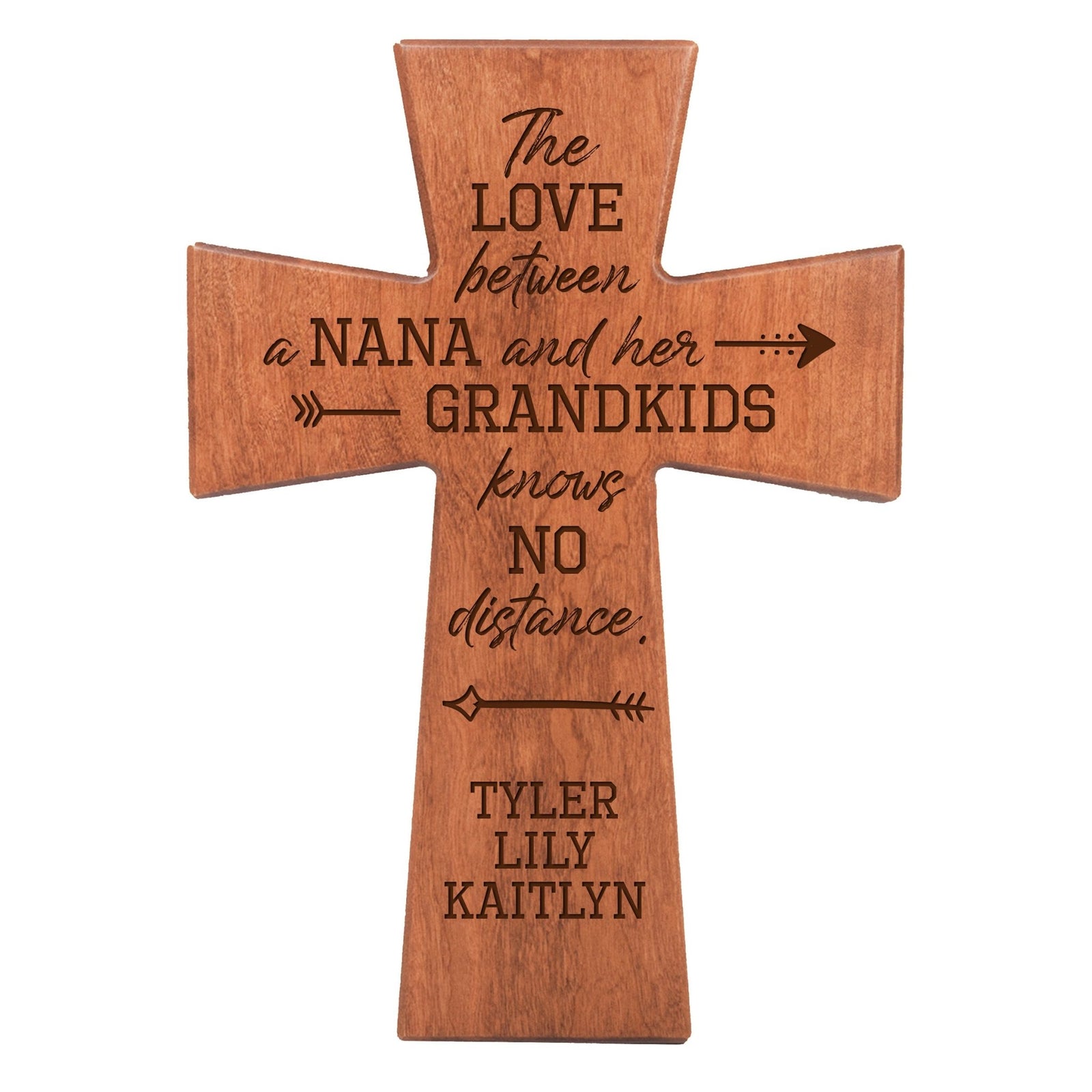 Personalized Mother’s Day Nana The Love Between - 12x17 Crosses - LifeSong Milestones