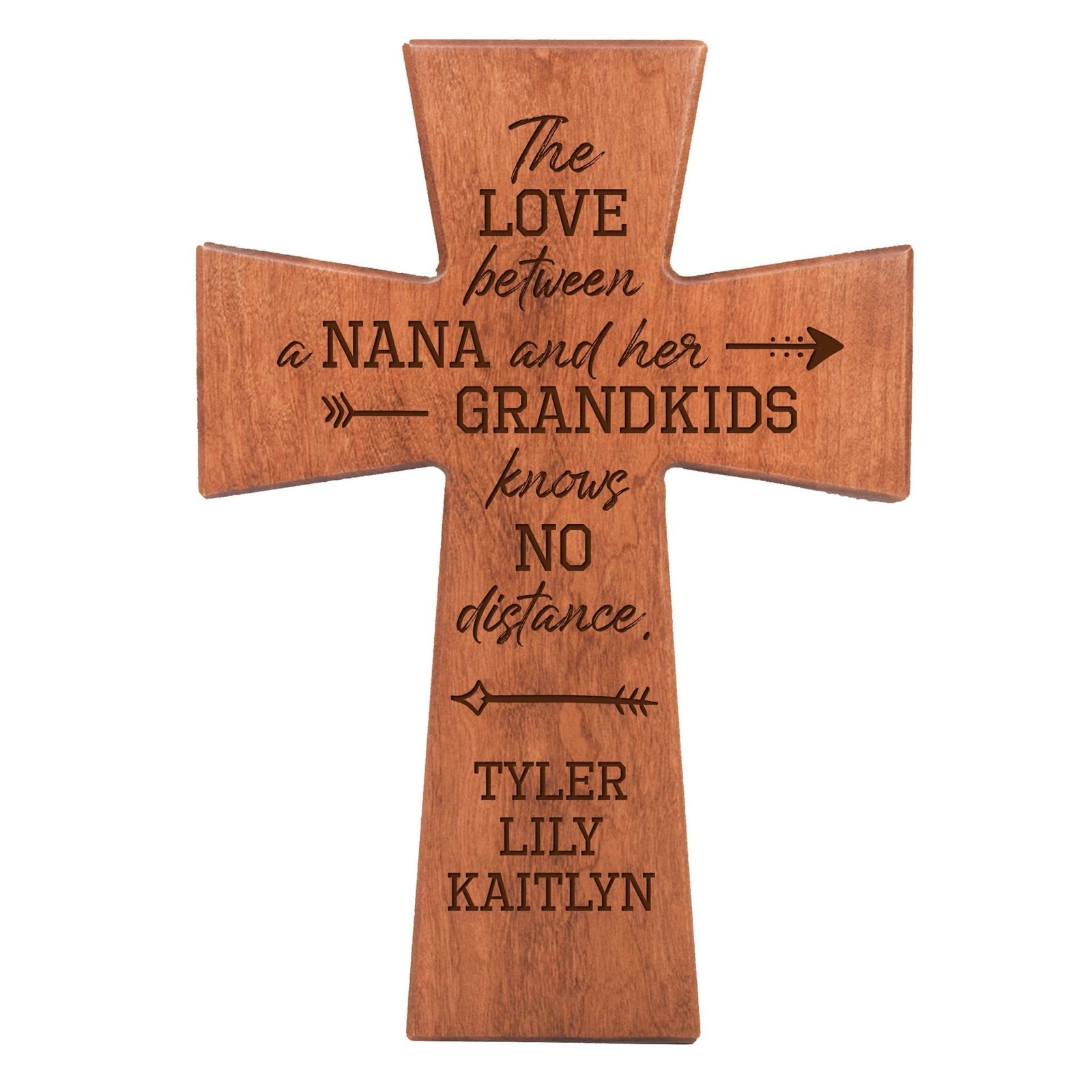 Personalized Mother’s Day Nana The Love Between - 7x11 Crosses - LifeSong Milestones
